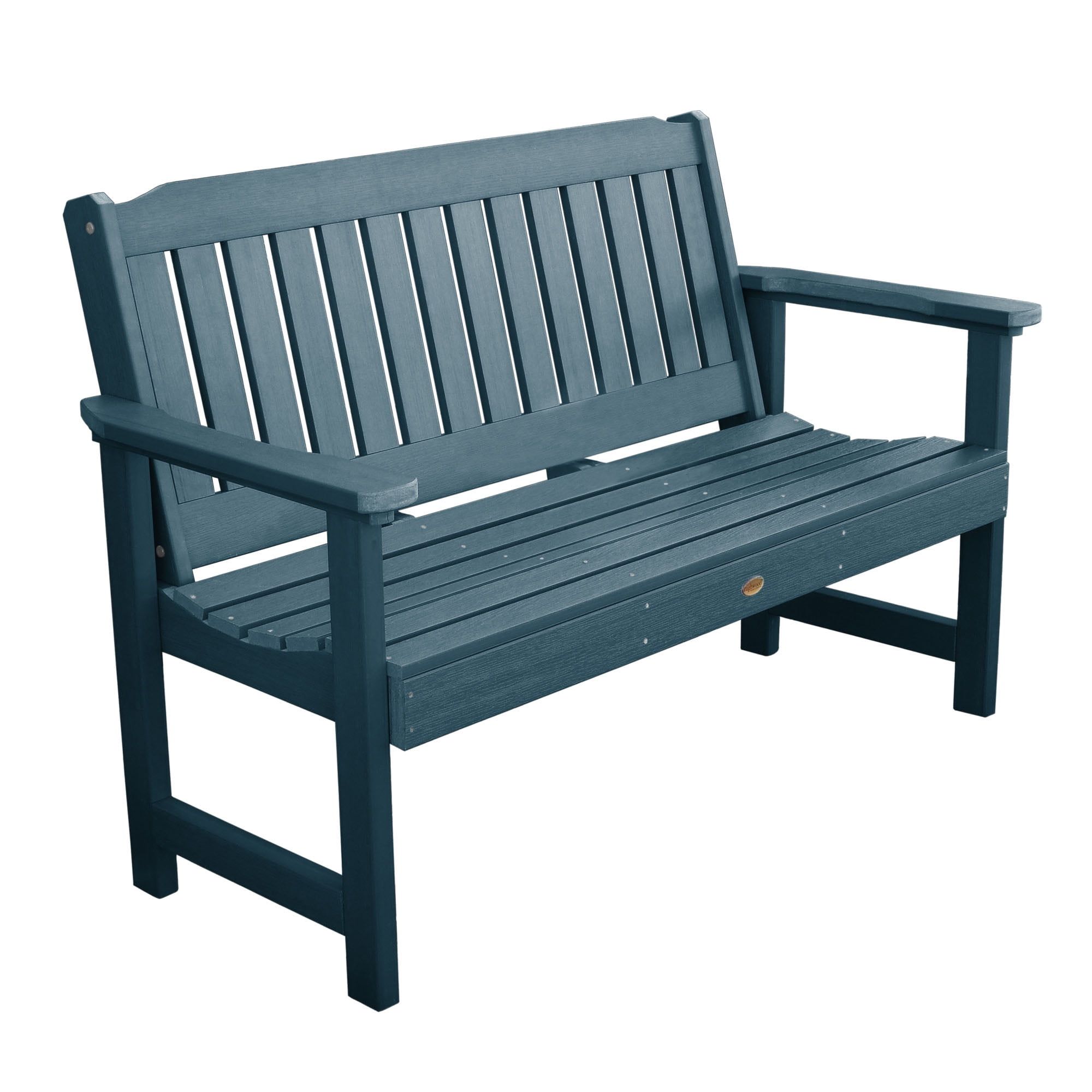 Nantucket Blue 5ft Weatherproof Garden Bench with Contoured Seat