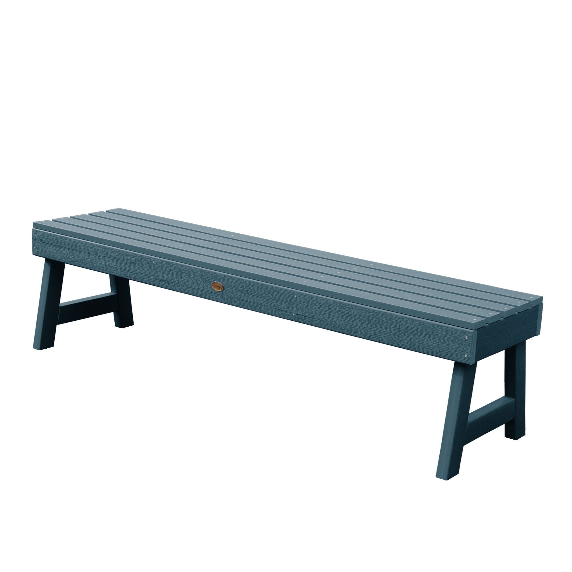 Nantucket Blue Modern Plastic Picnic Bench, 5ft Portable