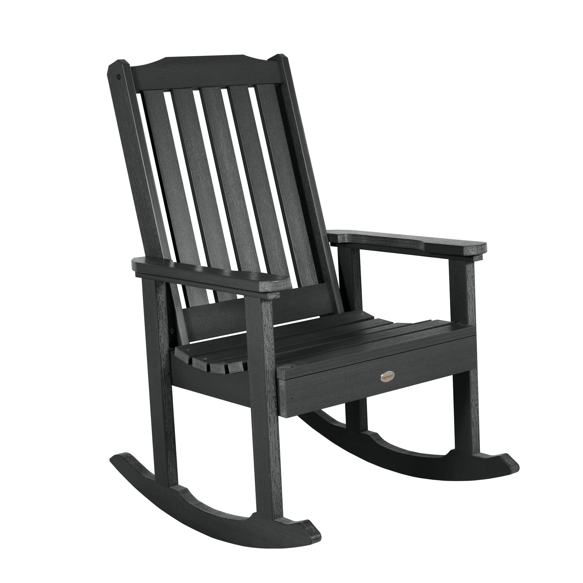 Lehigh Traditional Black Rocking Chair with NatureTex Finish