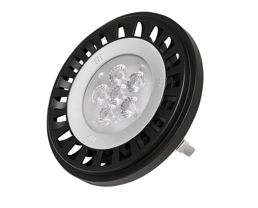 Sleek 4" Clear LED Landscape Lamp - Dimmable 13W