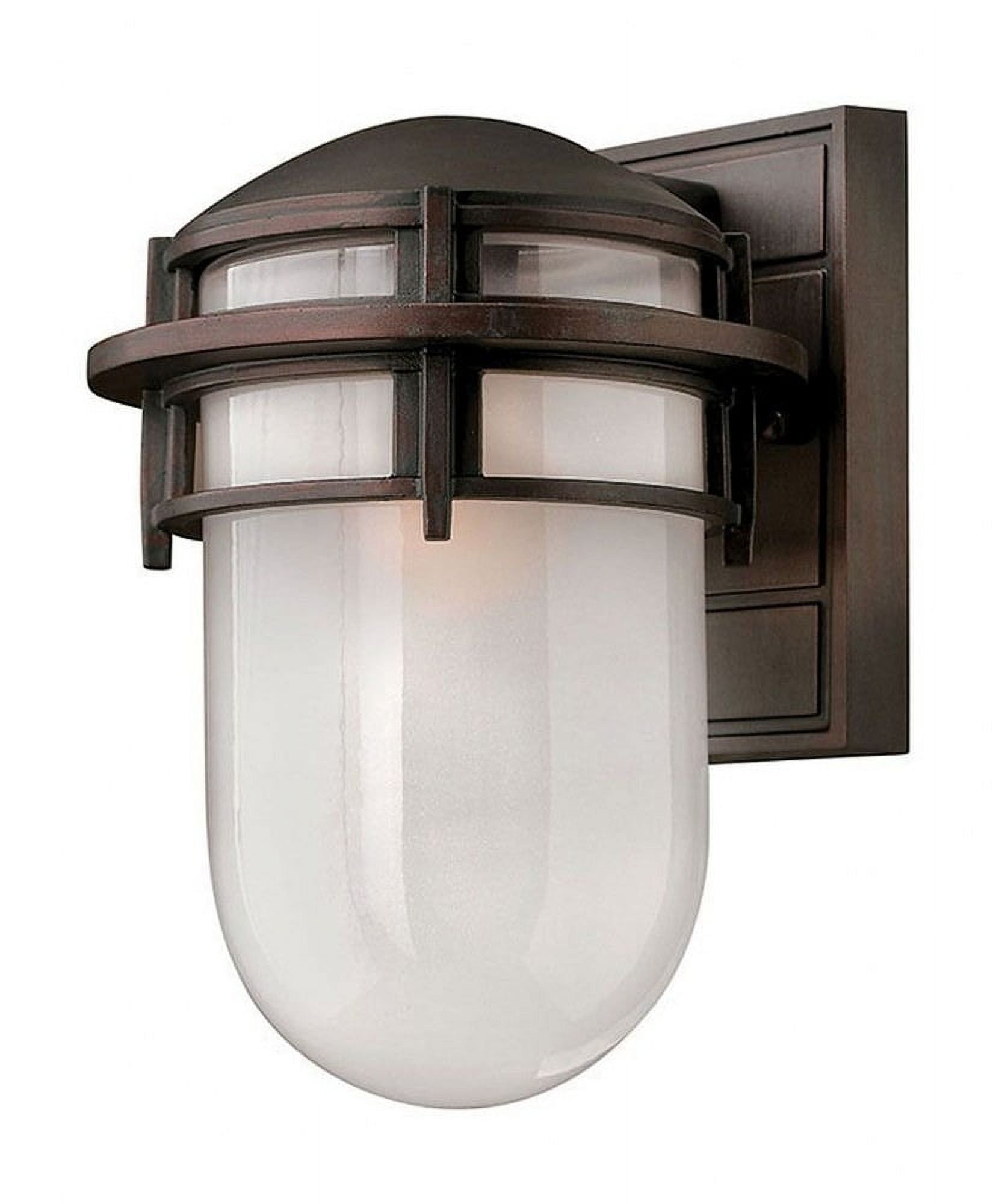 Victorian Bronze 10" Dimmable Outdoor Wall Sconce with Etched Glass