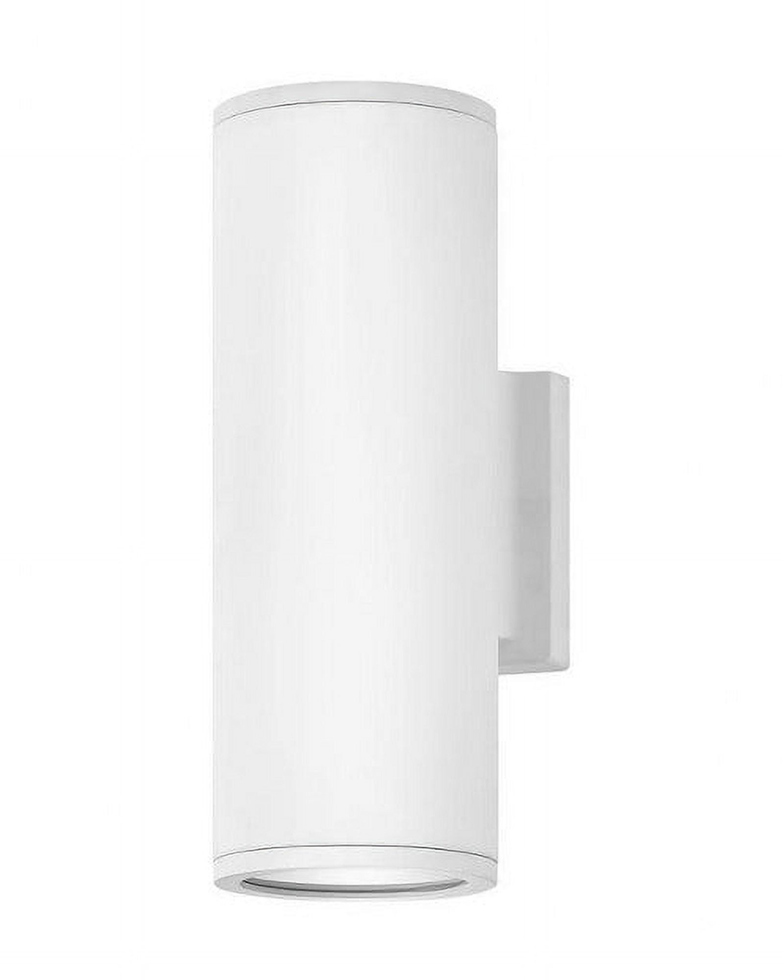 Silo Coastal Elements 2-Light Cylinder LED Wall Mount in Satin White