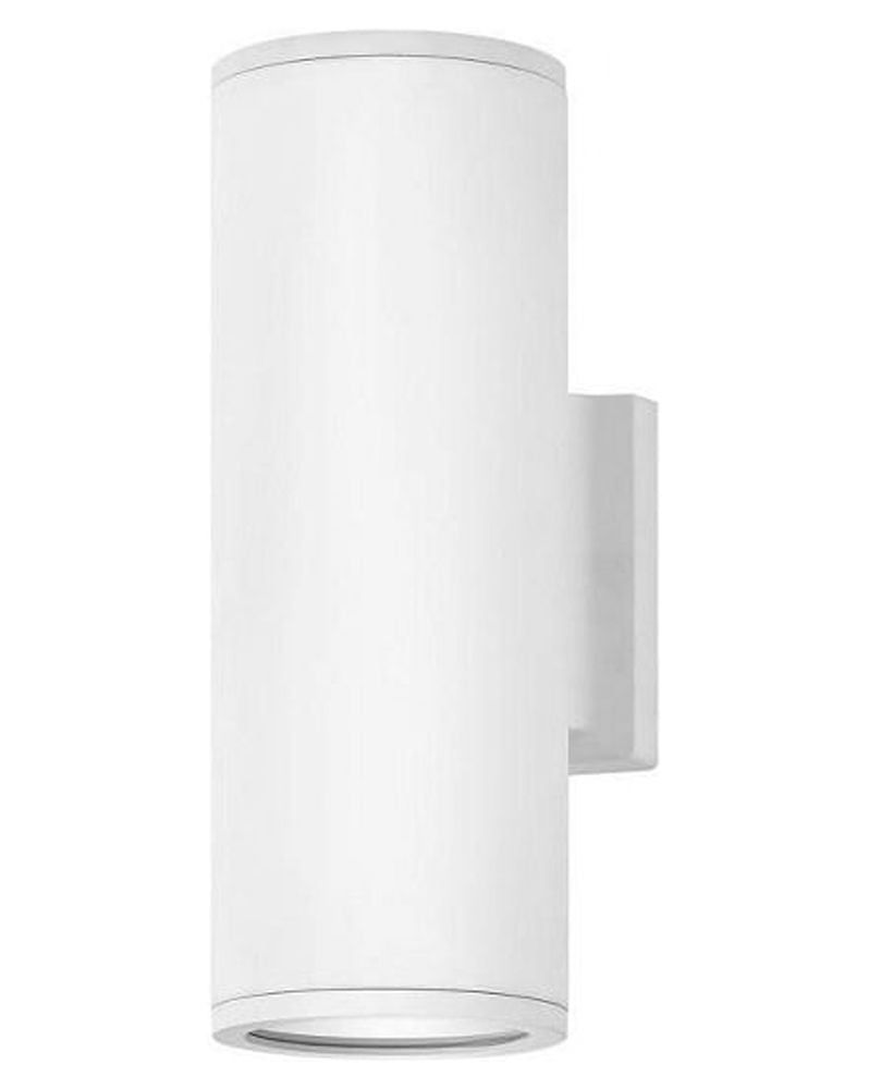 Silo Coastal Elements 2-Light Cylinder LED Wall Mount in Satin White