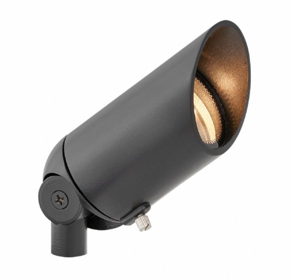 Satin Black Aluminum Outdoor Security Spot Light