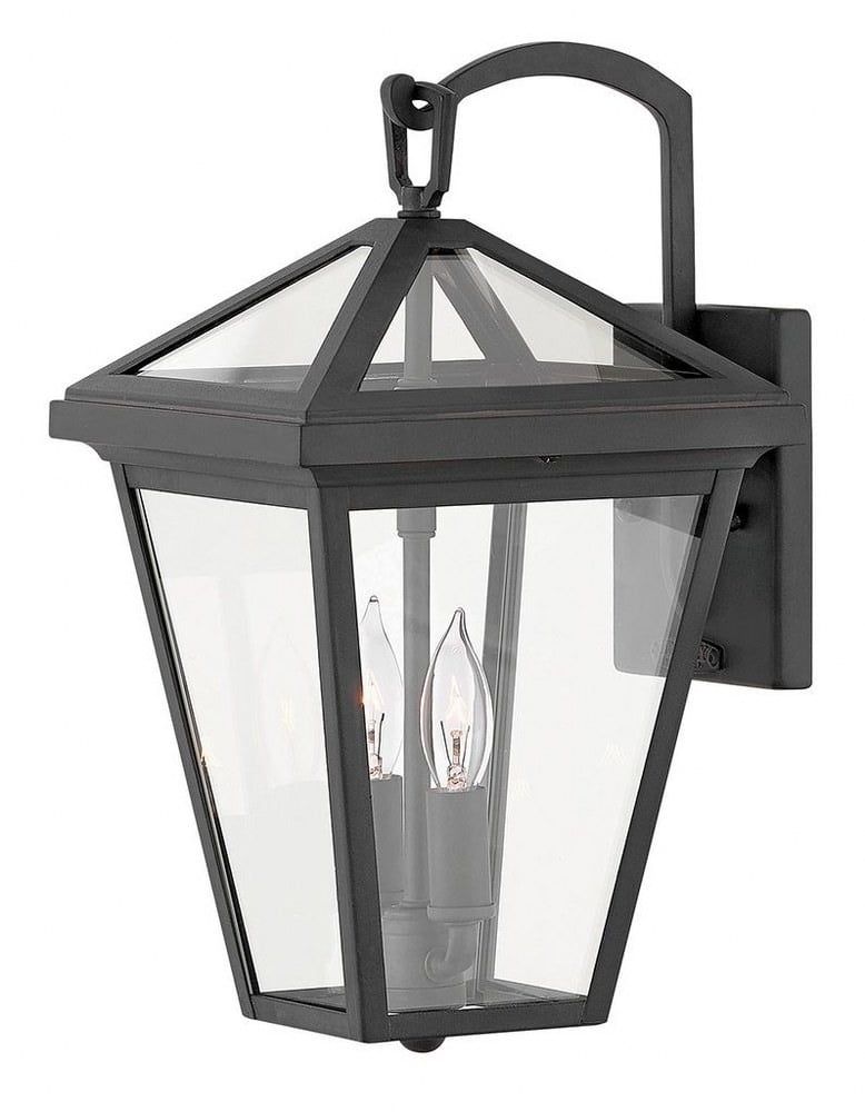 Alford Place Museum Black 2-Light Outdoor Wall Lantern