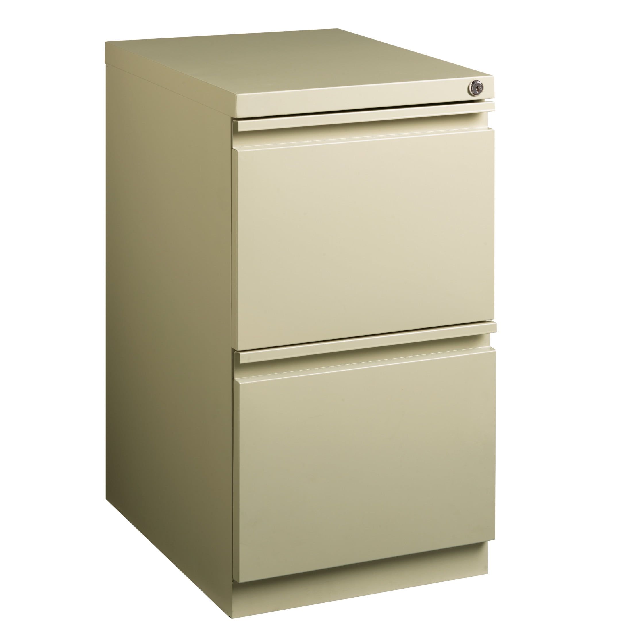 Putty 2-Drawer Lockable Mobile Steel Pedestal File Cabinet