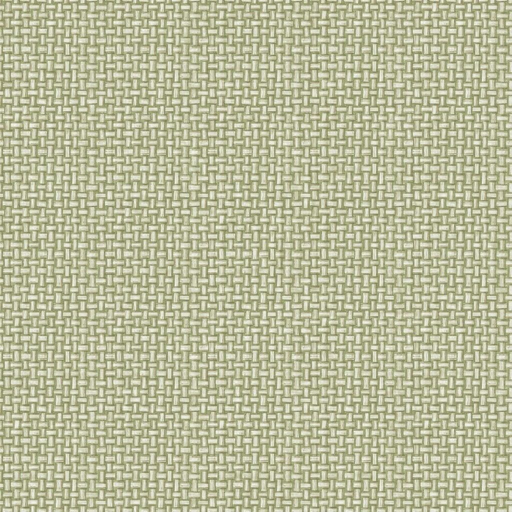 Green Basket Weave Non-pasted Wallpaper 396 in x 20.8 in