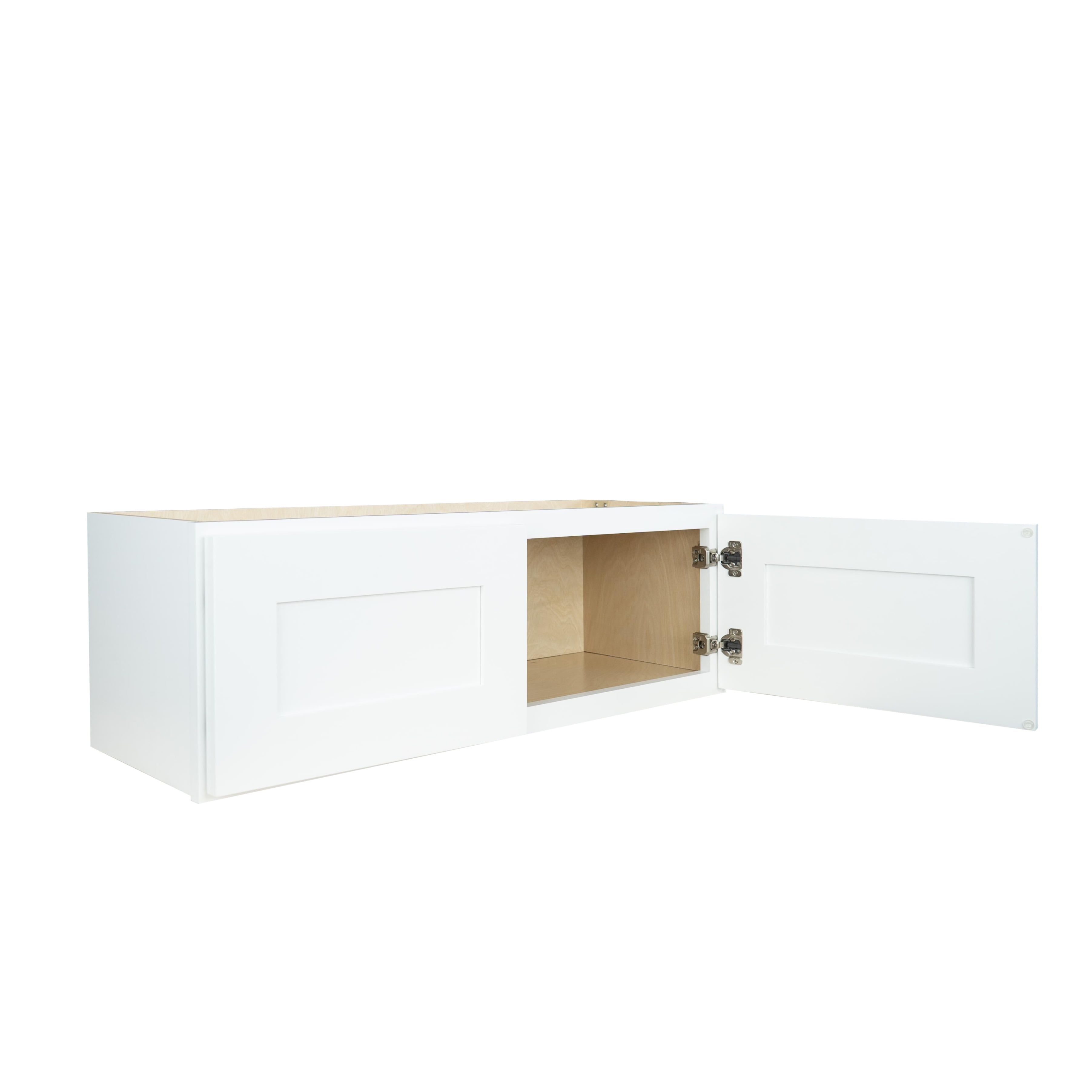 White Shaker 30'' Wall Mounted Kitchen Cabinet