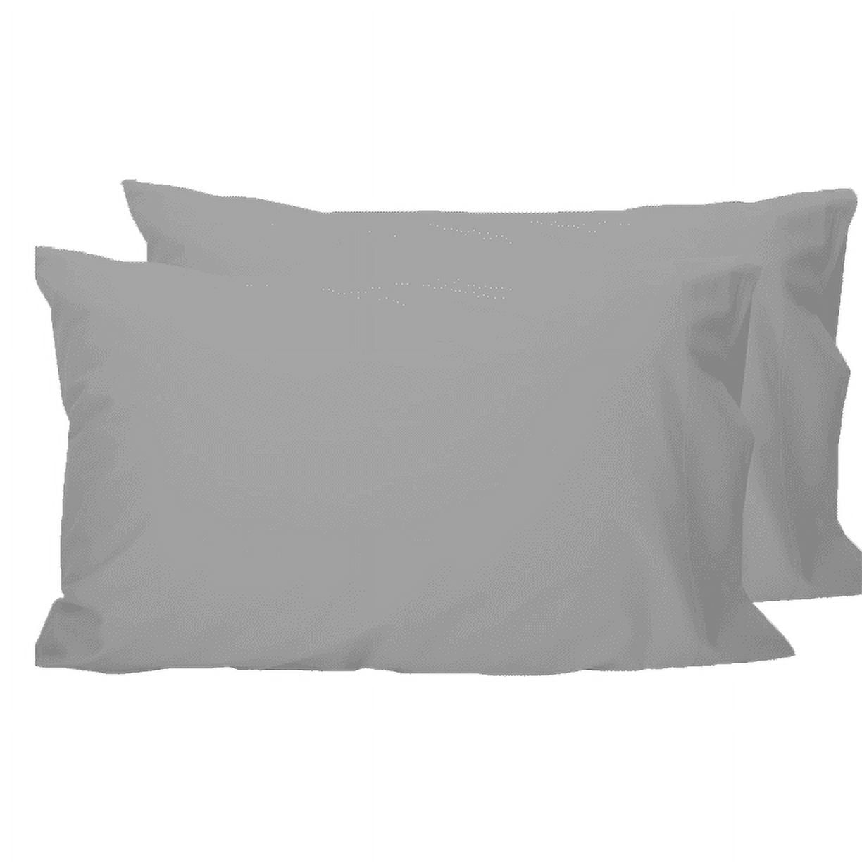 King Size Smoky Gray Cotton Pillowcase