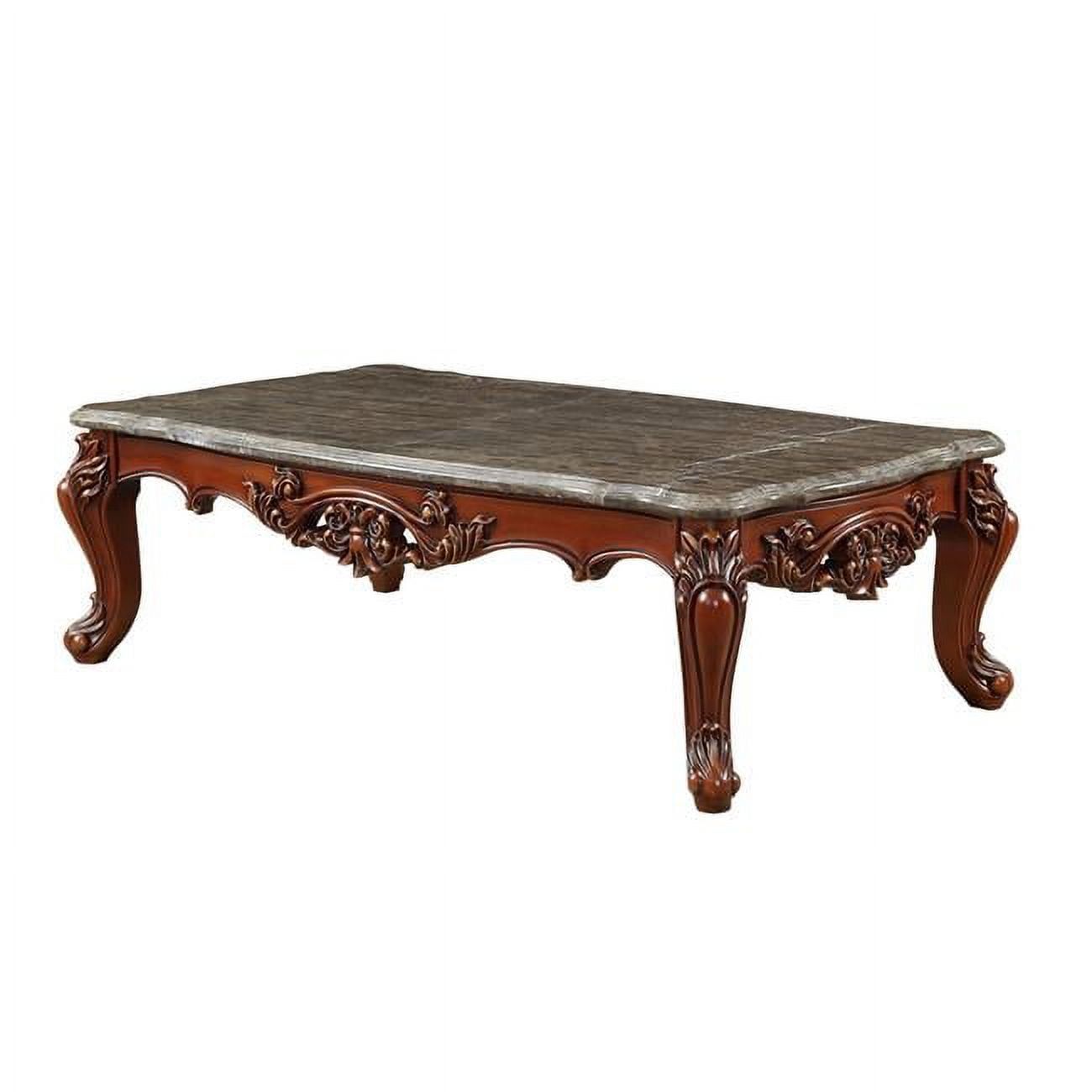 Elegant Oval Marble and Walnut Coffee Table with Storage, 63"x36"