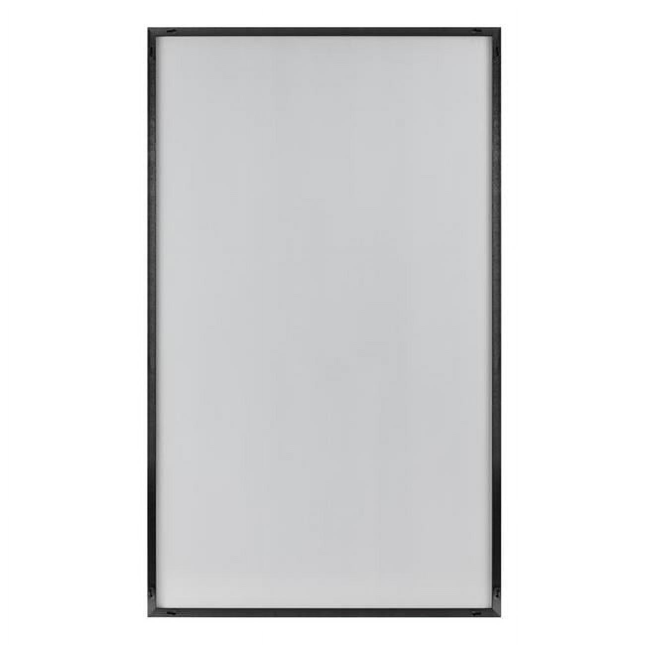 Jumbo Minimal Black Aluminum Full Length Vanity Mirror