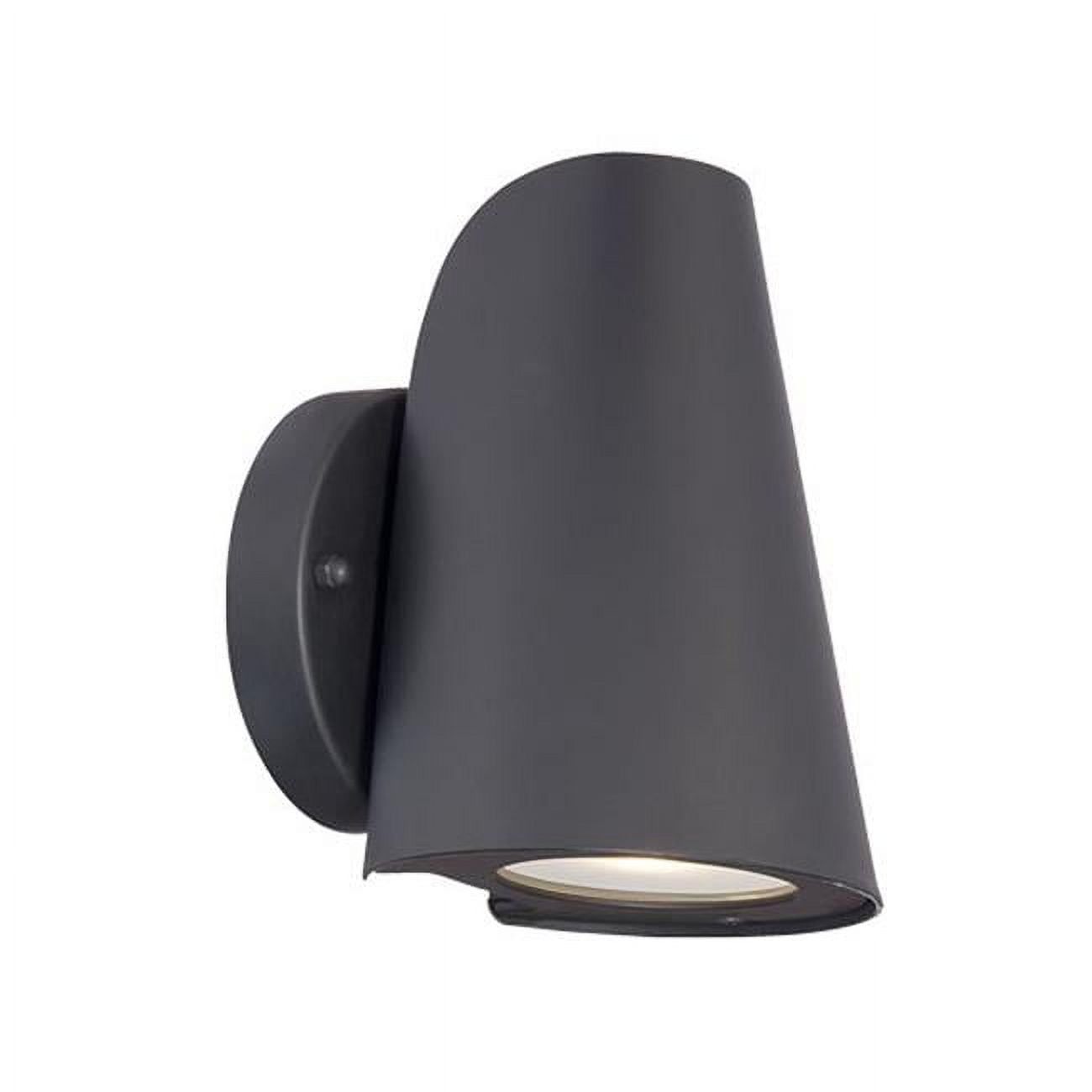 Matte Black LED Conical Wall Sconce for Indoor/Outdoor Ambiance