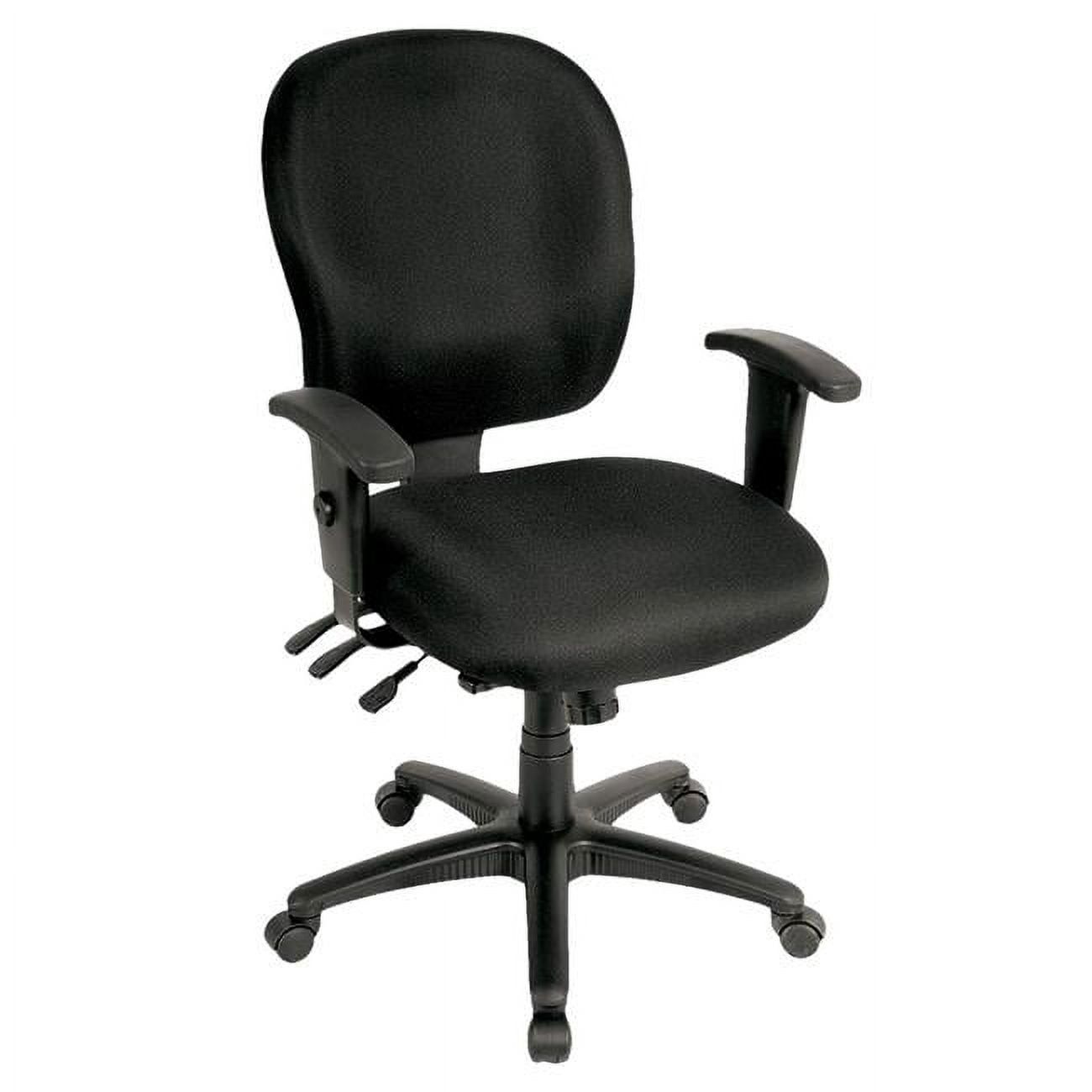 Charcoal Fabric Seat Swivel Adjustable Task Chair