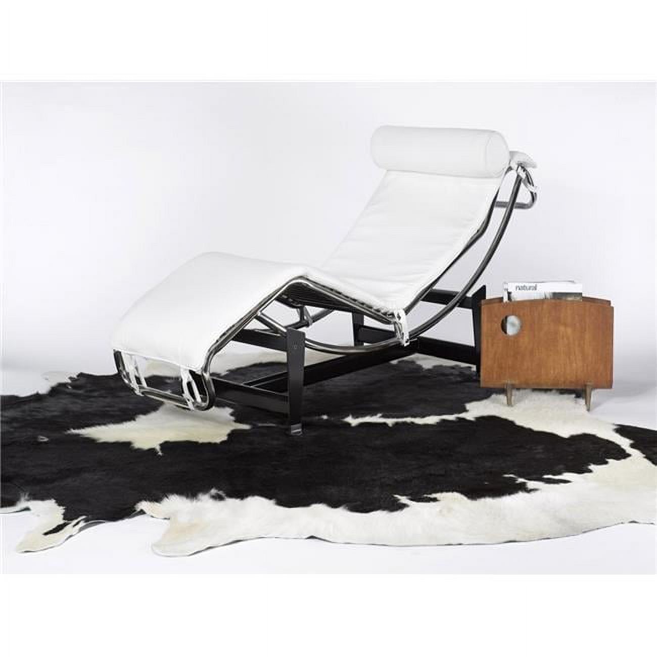 Handmade Black and White Genuine Cowhide Area Rug