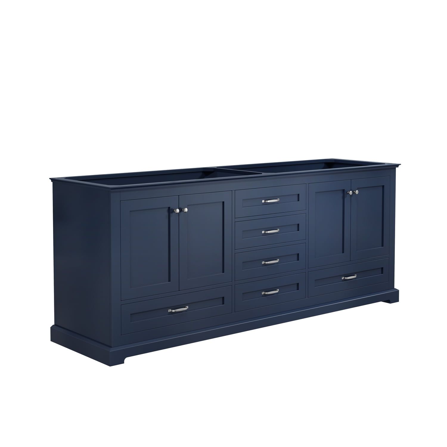 Jacques 80" Navy Blue Painted Double Freestanding Vanity