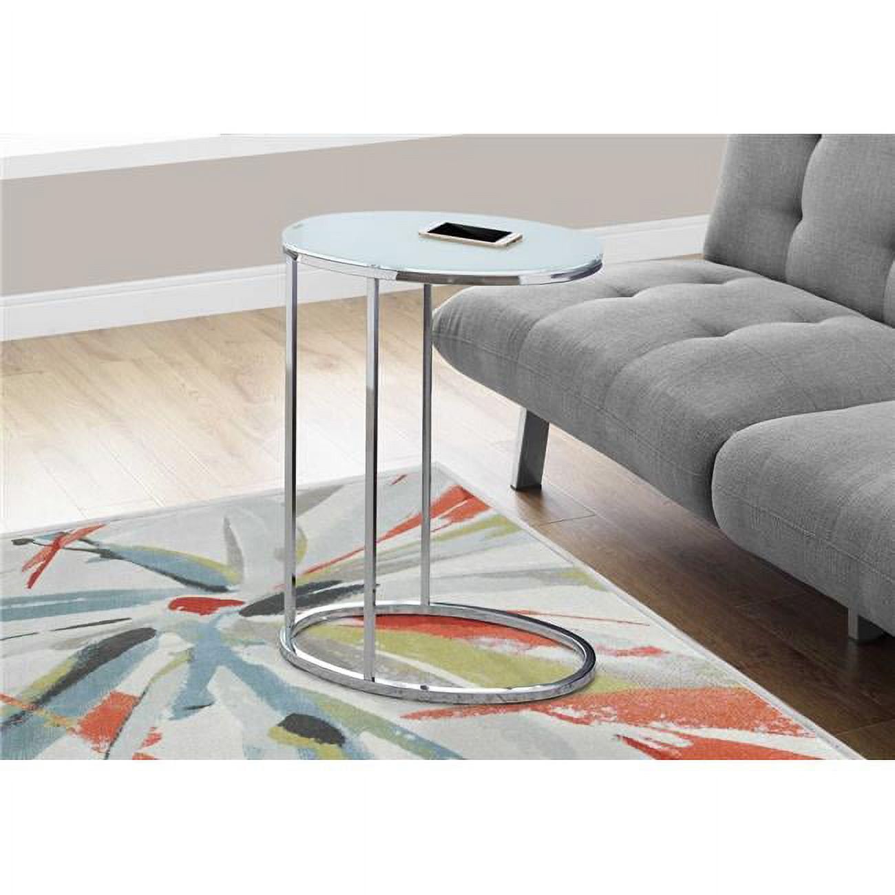 Sophisticated Dark Taupe Rectangular Storage Accent Table