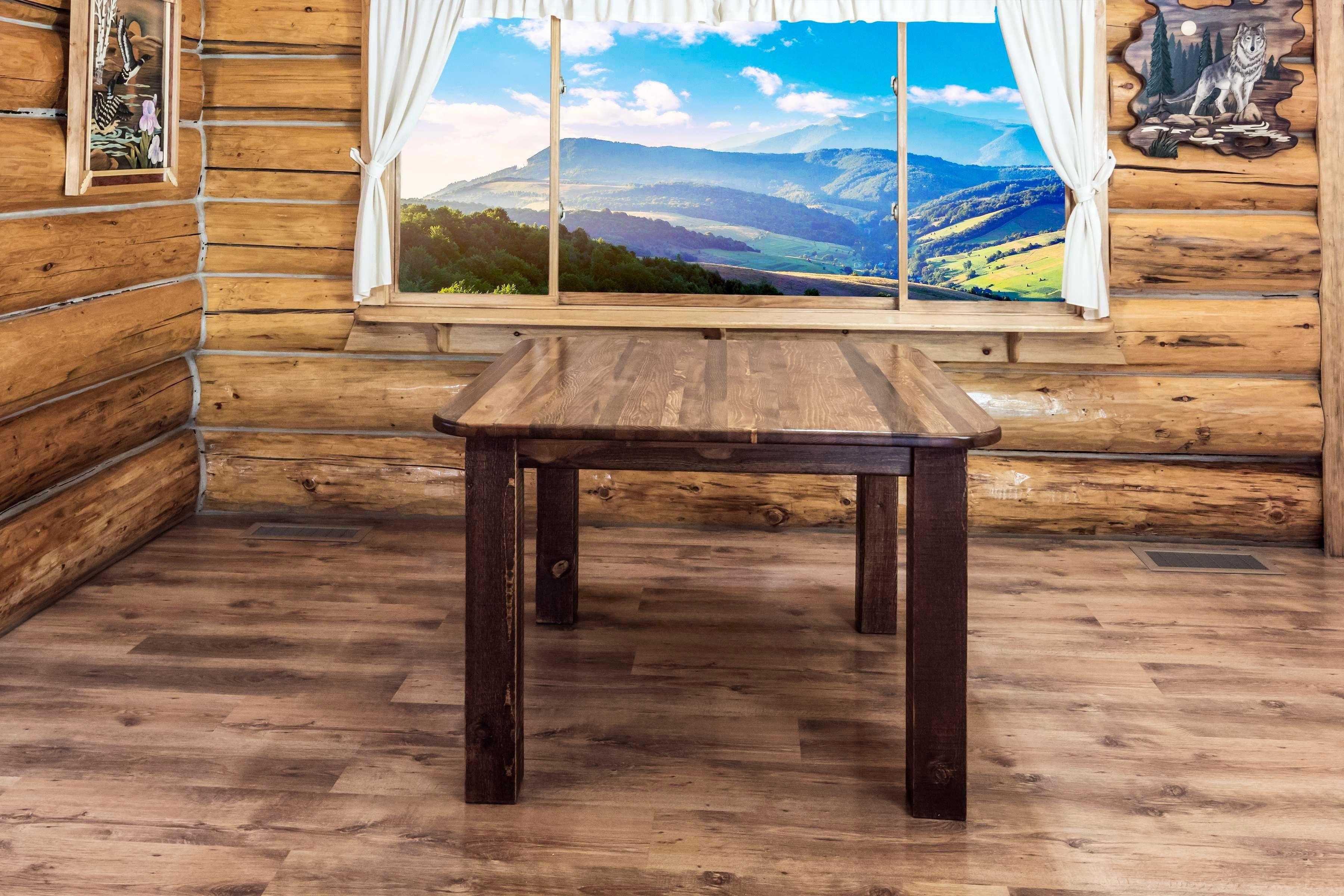 Montana Homestead 45" Reclaimed Wood Square Dining Table