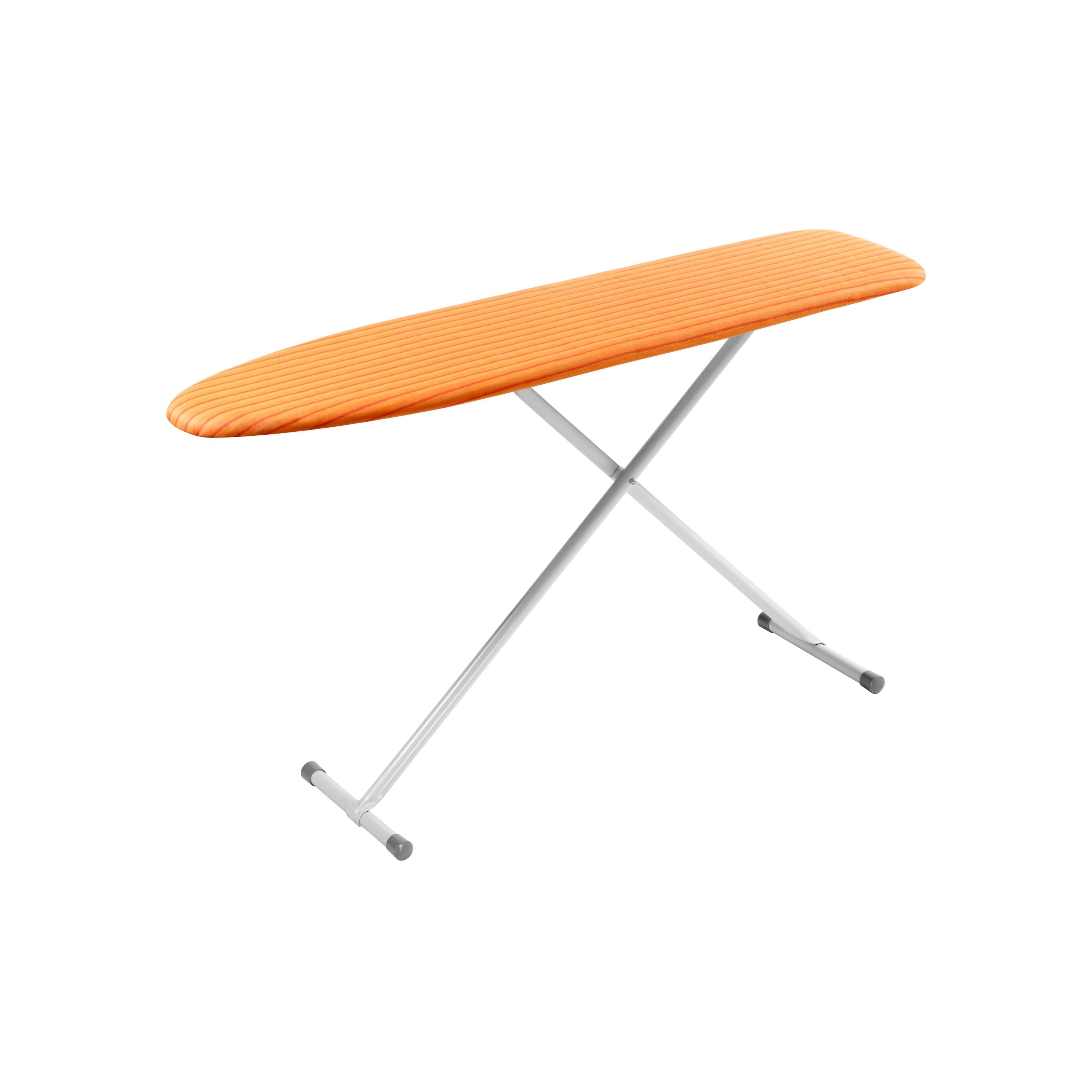 54" Orange Lightweight Steel Freestanding Ironing Board