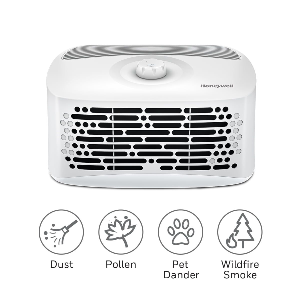 Compact White HEPA Air Purifier for Small Rooms