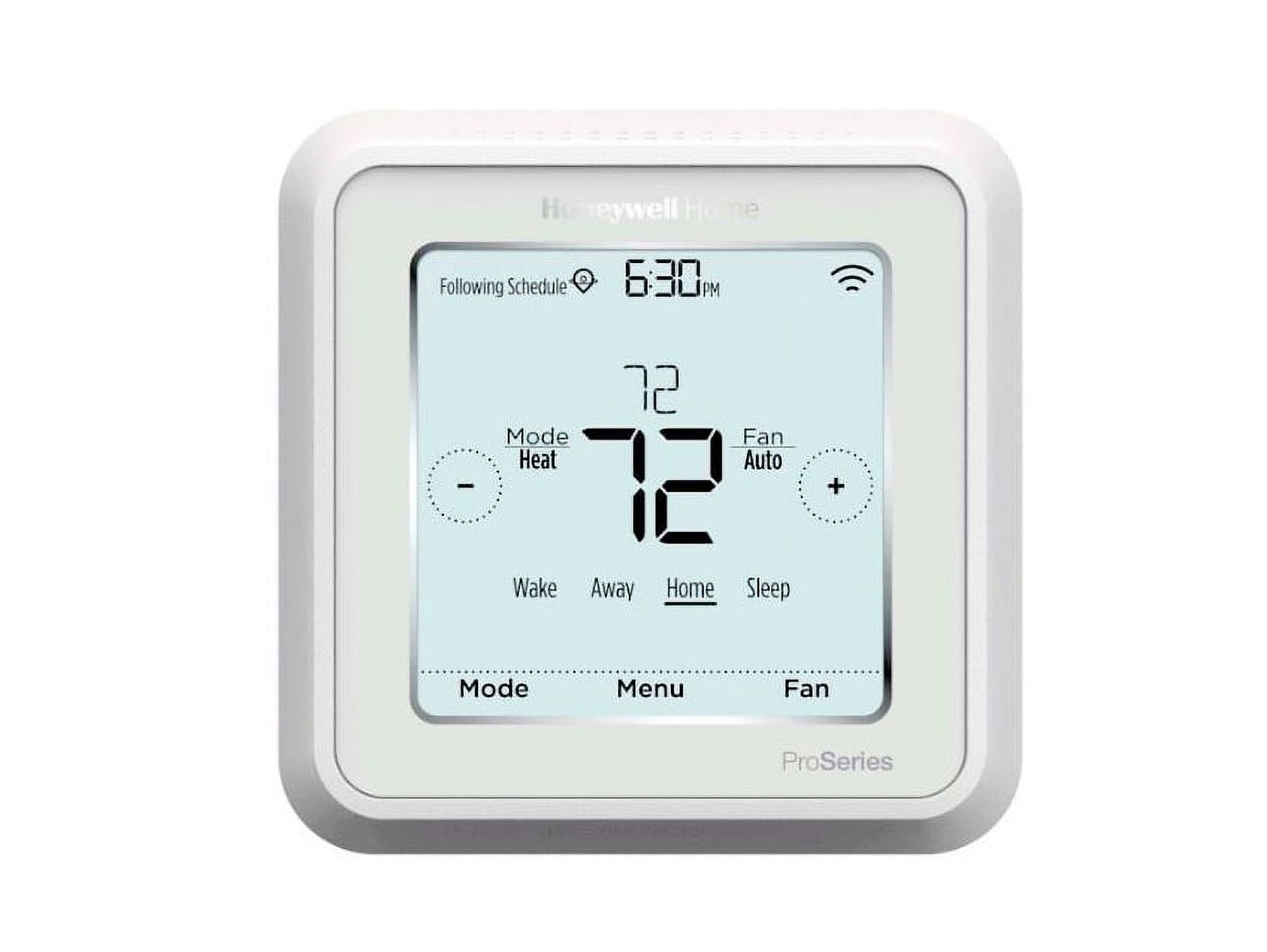 White Digital Programmable Touchscreen Thermostat with Wi-Fi