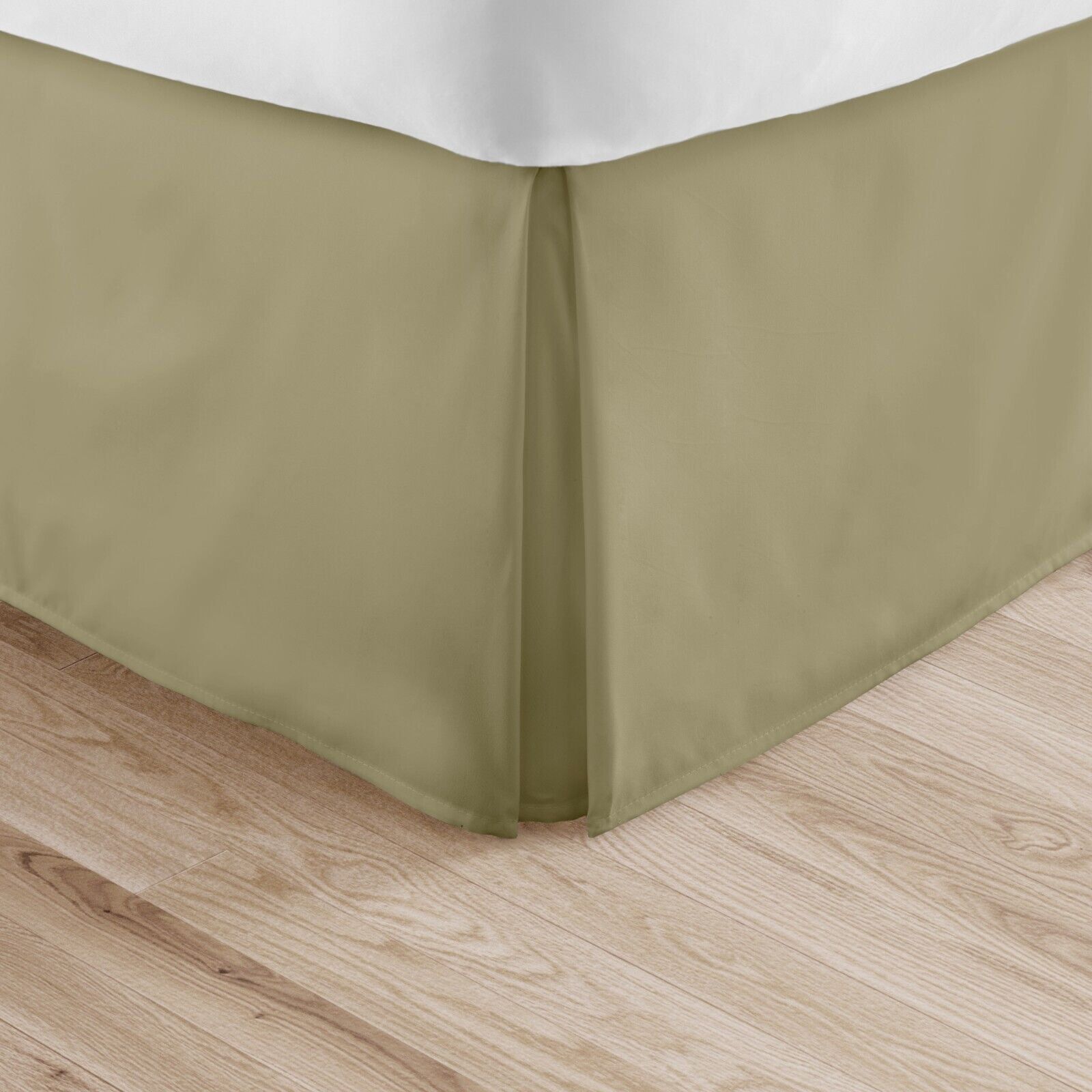 Sage Twin XL Pleated Microfiber Bed Skirt