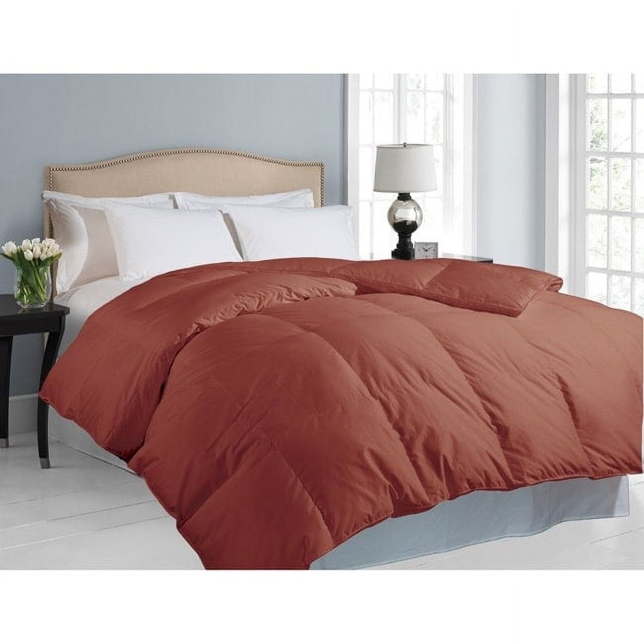 Marsala Full/Queen Cotton Down Comforter with 700 Thread Count