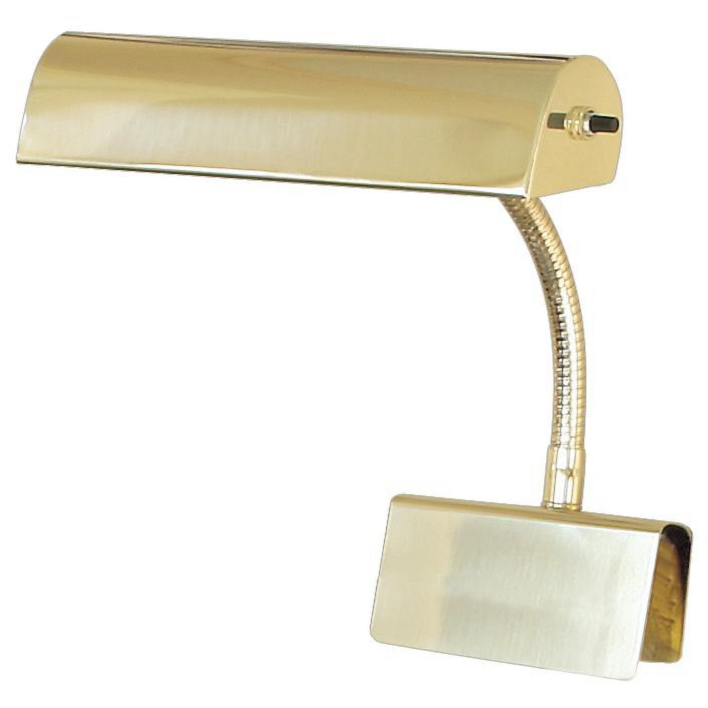 Polished Brass Adjustable Clip-on Piano Lamp