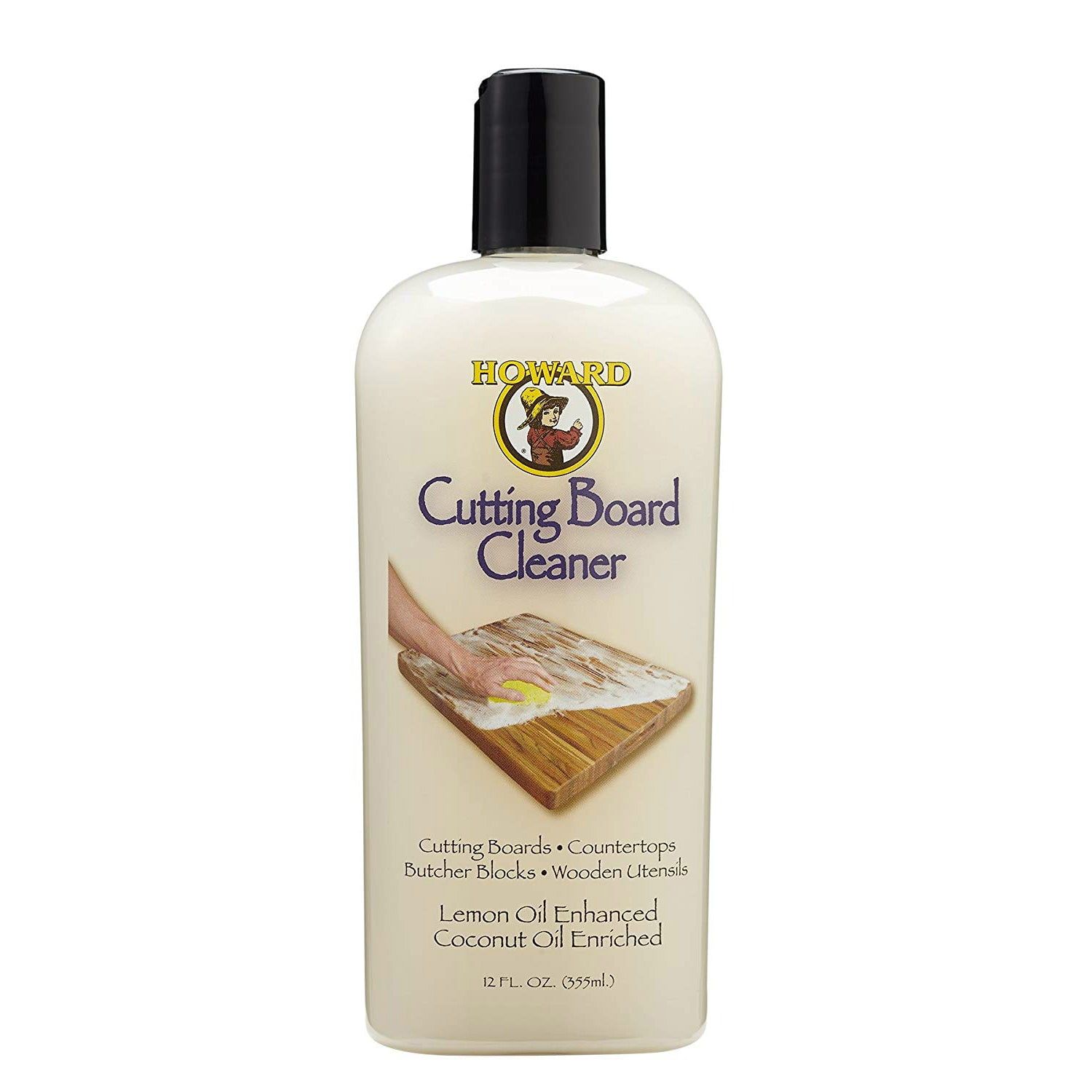 Lemon and Coconut Oil Cutting Board Cleaner, 12 oz