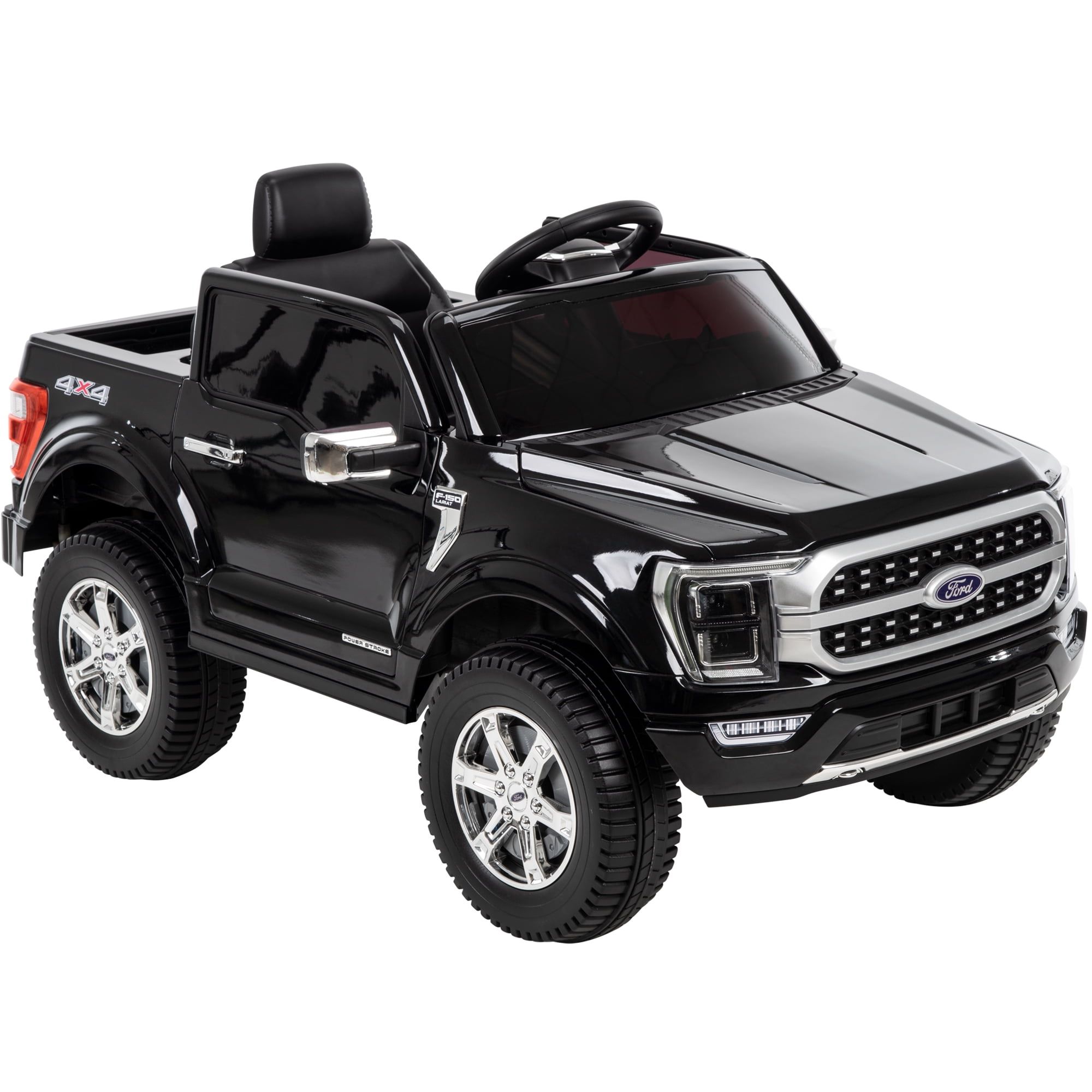 Black 6-Volt Battery-Powered Kids Ride-On Truck