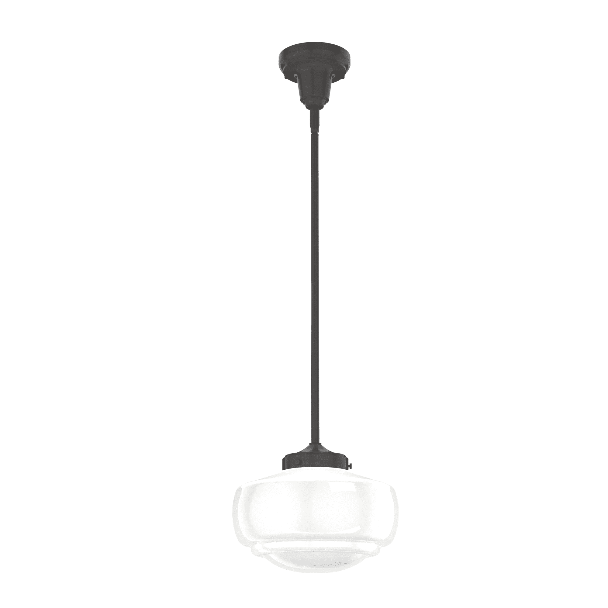 Saddle Creek Noble Bronze Mini Pendant with Brushed Nickel Accents