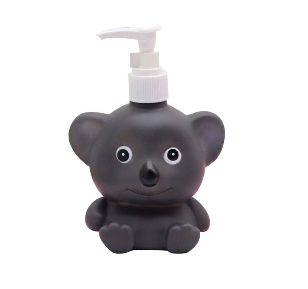 Cute Koala Black Plastic Soap Dispenser for Kids