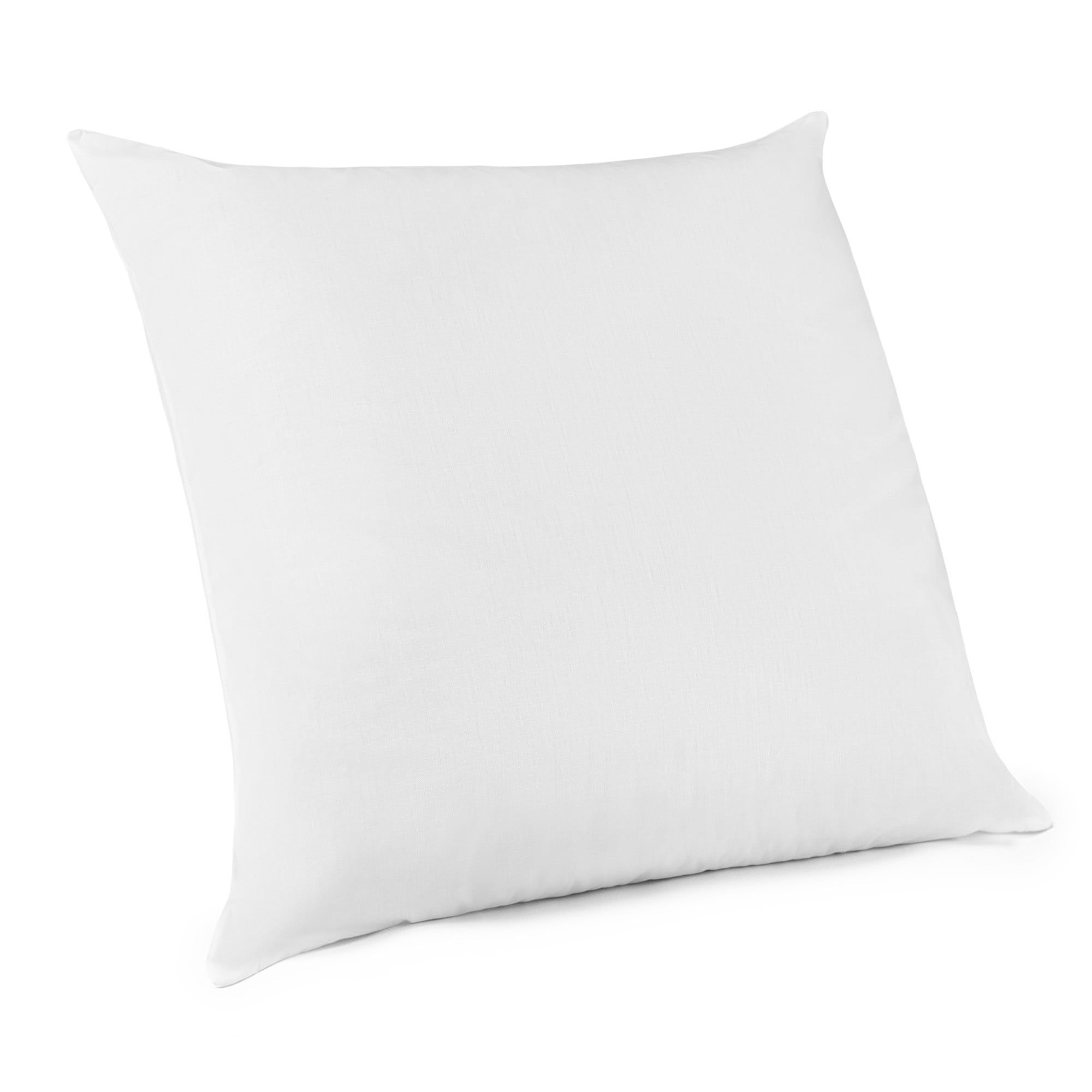 White Hypoallergenic Polyester European Bed Pillow 26" x 26"