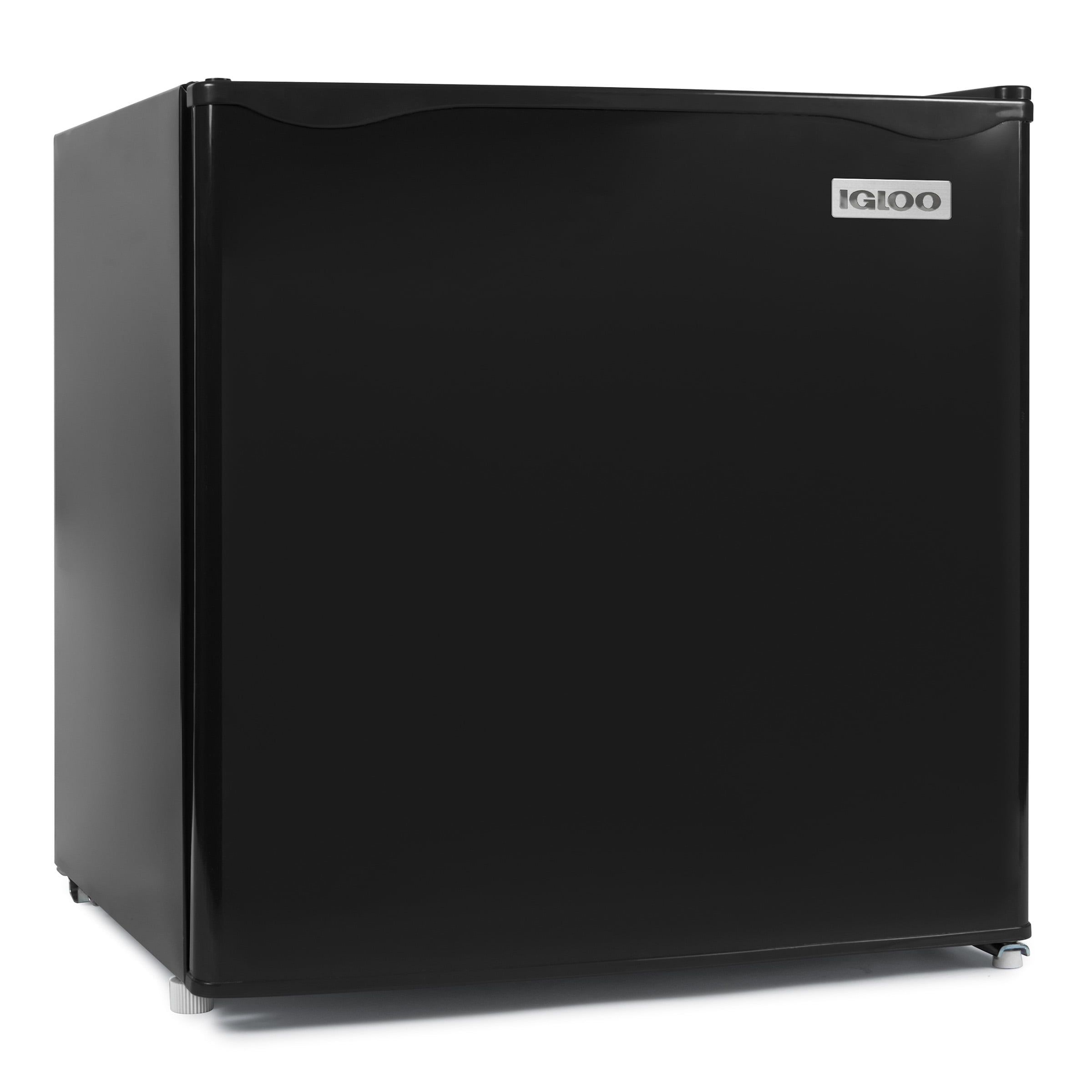 Compact Black 1.6 Cu.Ft. Refrigerator with Freezer