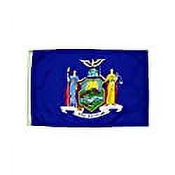 New York State Flag 3' x 5' Durable Nylon with Grommets