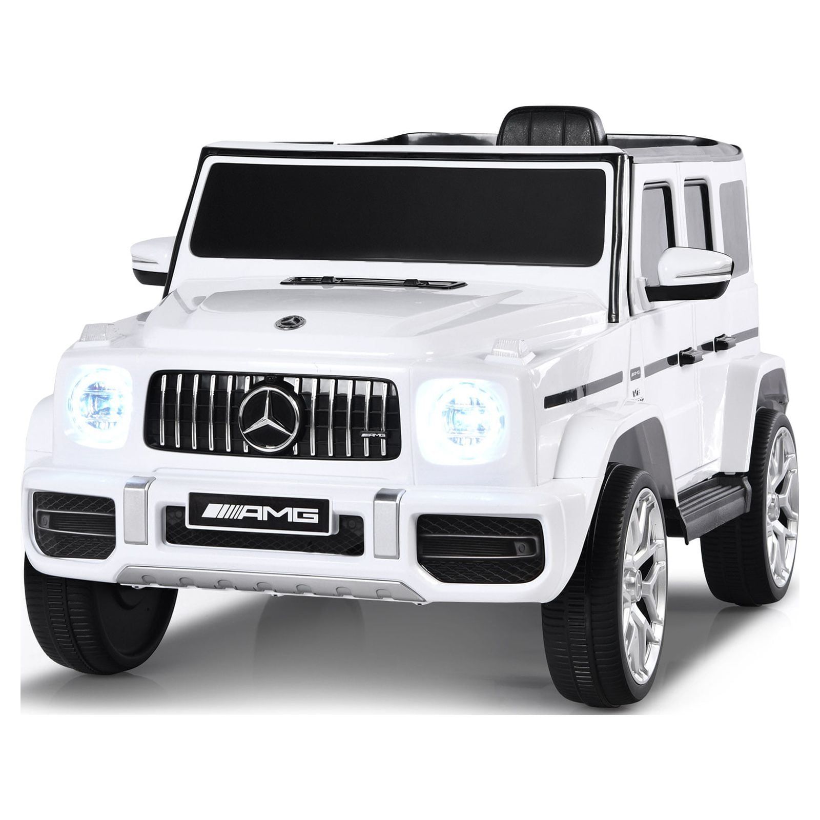 White 12V Kids Ride-On Mercedes-Benz G63 Car with Remote Control