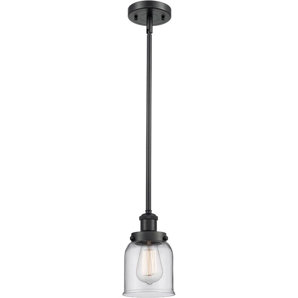 Sleek Mini Matte Black Pendant with Adjustable Swivel