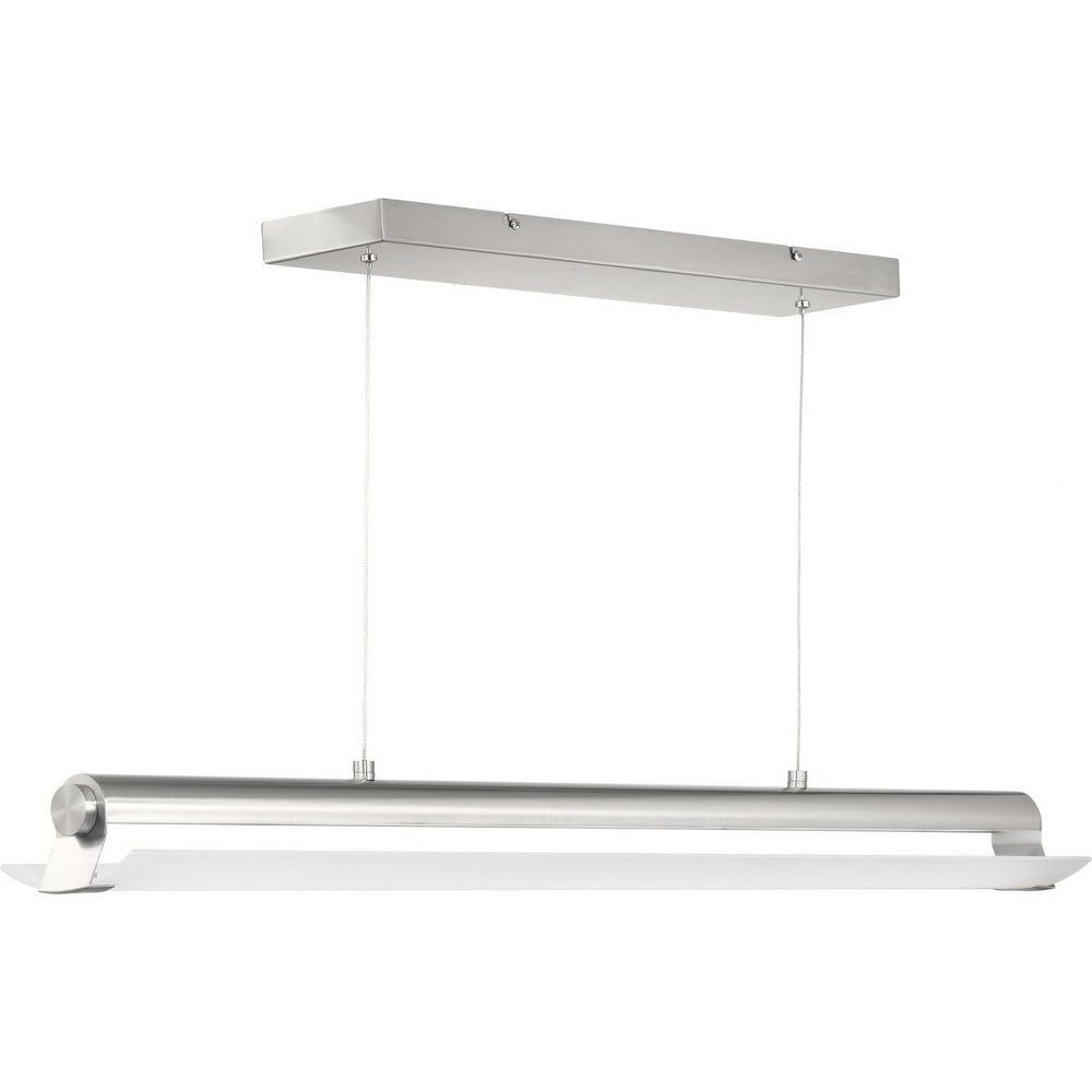 Brushed Nickel 45" LED Indoor/Outdoor Linear Pendant Light