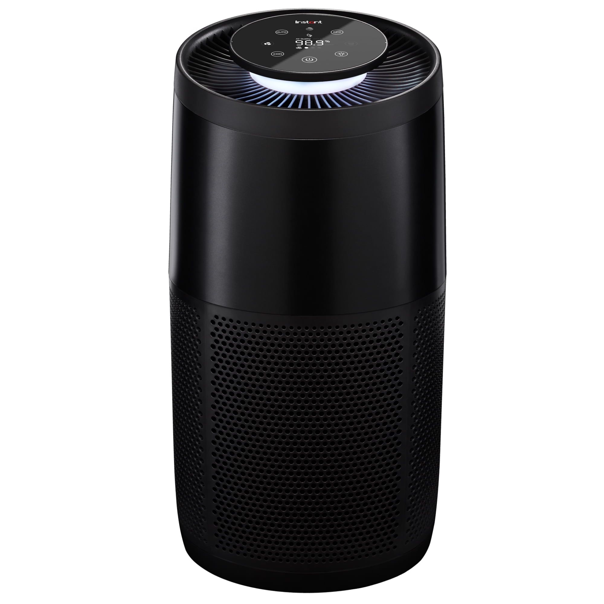 Black HEPA Tower Air Purifier with Ion Technology