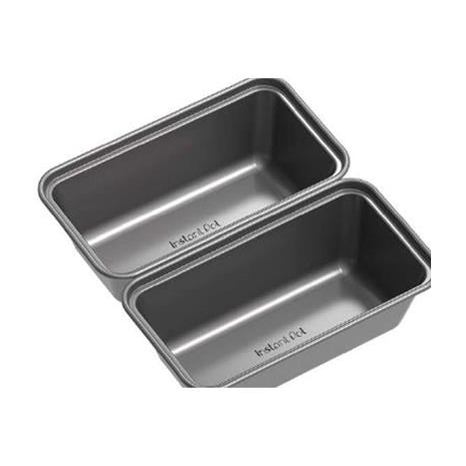 Gray Non-Stick Carbon Steel Mini Loaf Pans, Set of 2