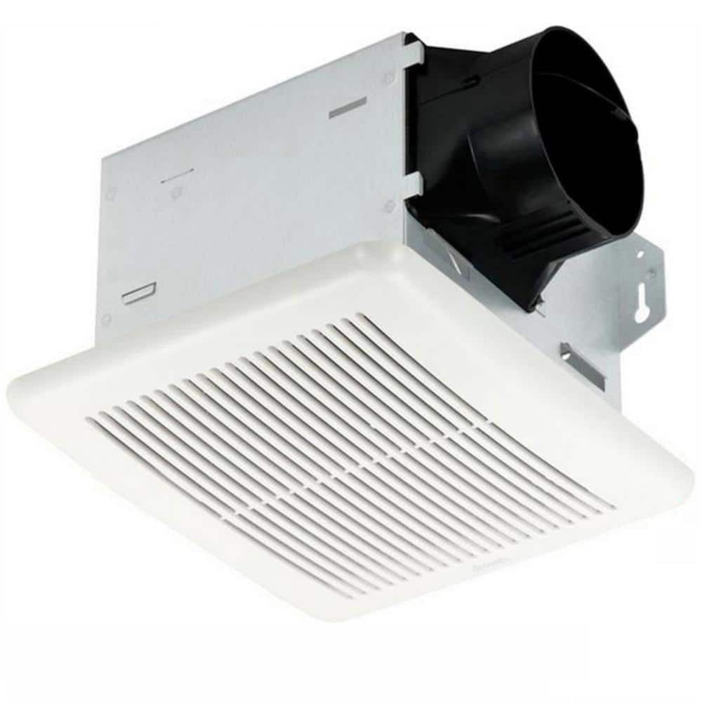 Delta 100 CFM White Galvanized Steel Bathroom Exhaust Fan