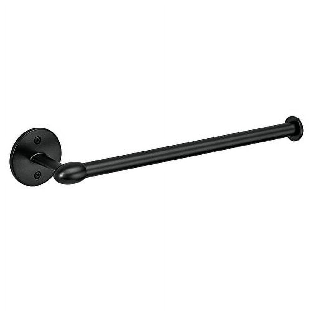 Matte Black Steel Wall Mounted Paper Towel Holder