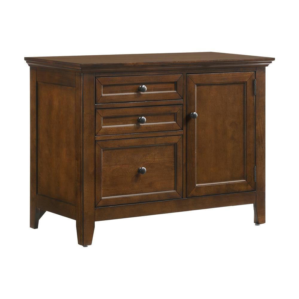 Tuscan Brown 41" Solid Wood Transitional Home Office Desk