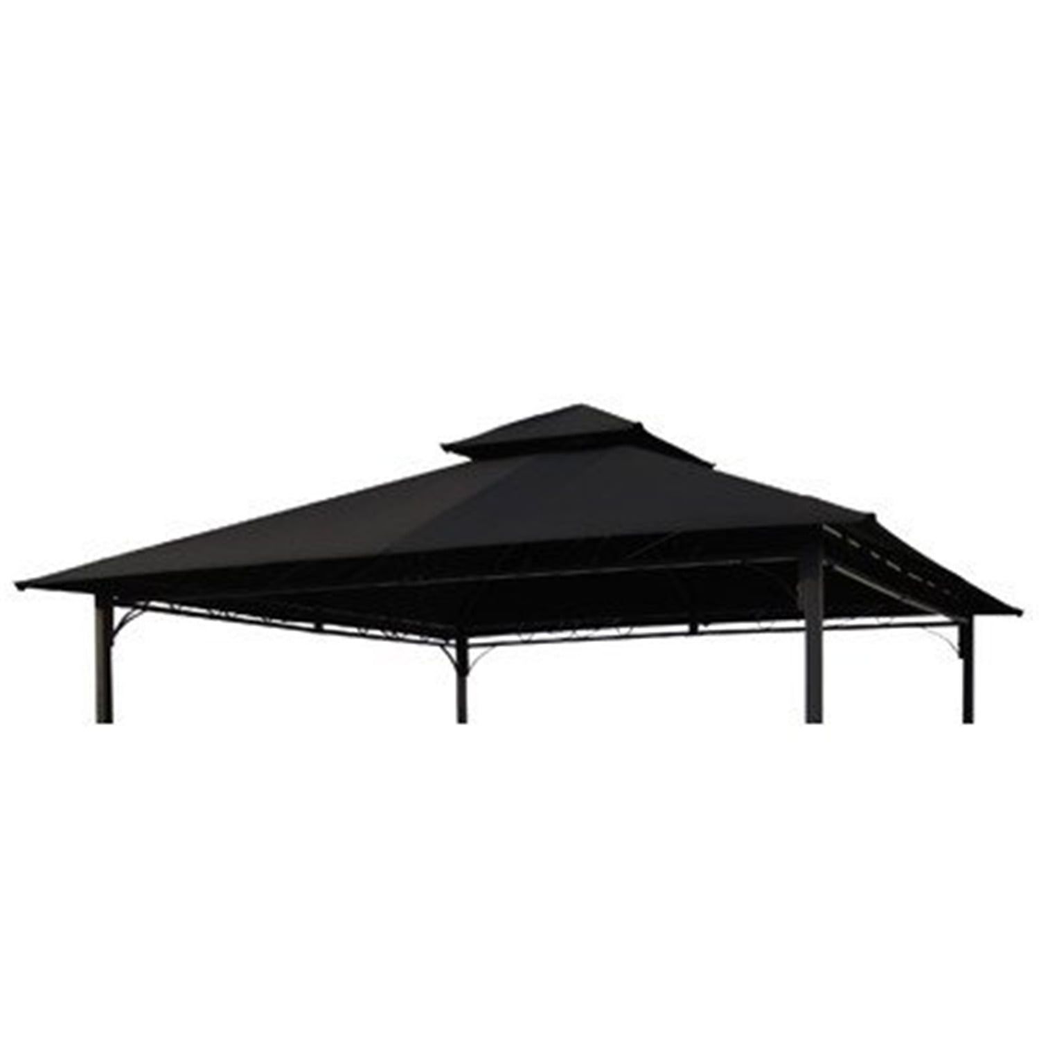 Black Polyester Replacement Canopy for 10 Ft Gazebo