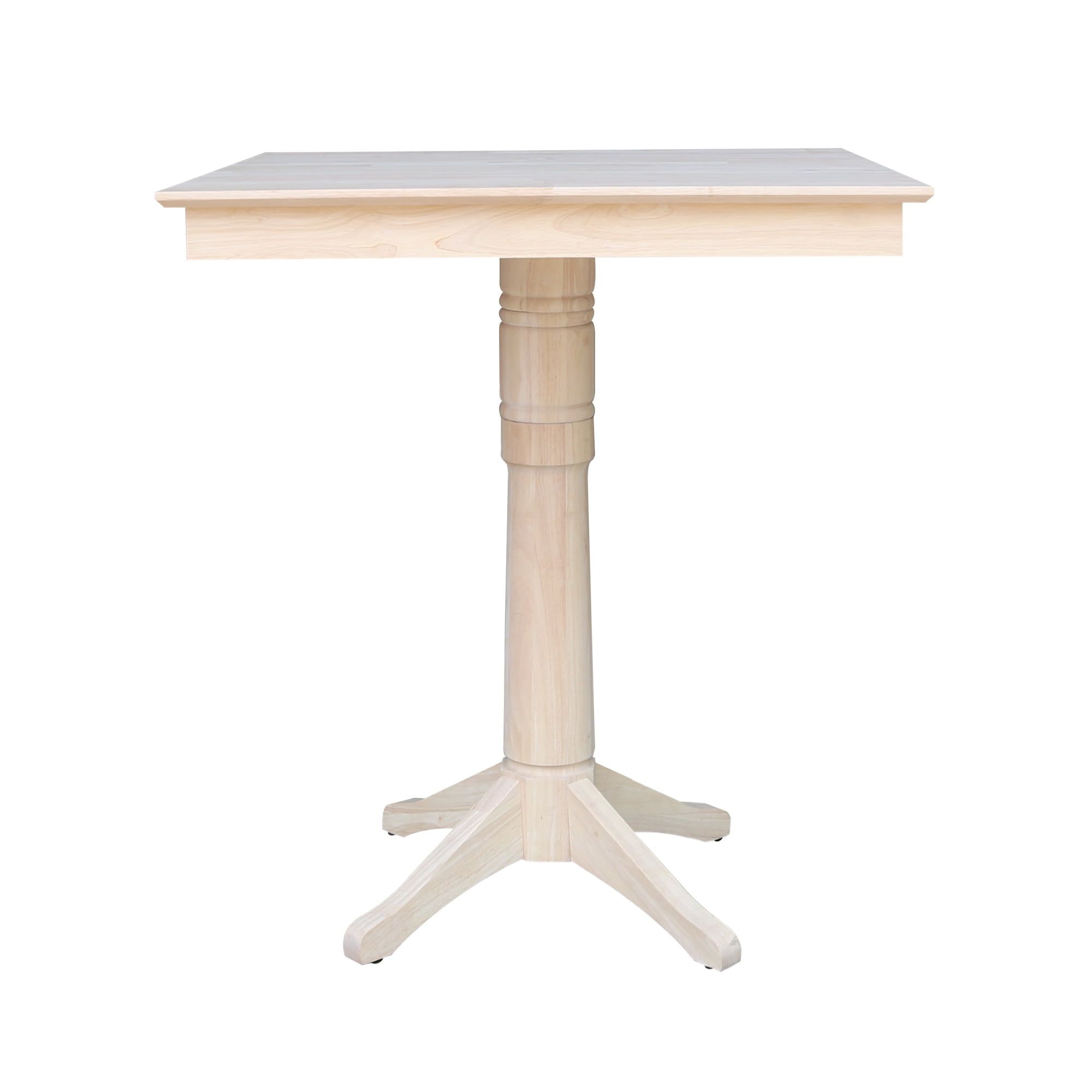 Solid Wood Extendable Square Bar Height Table