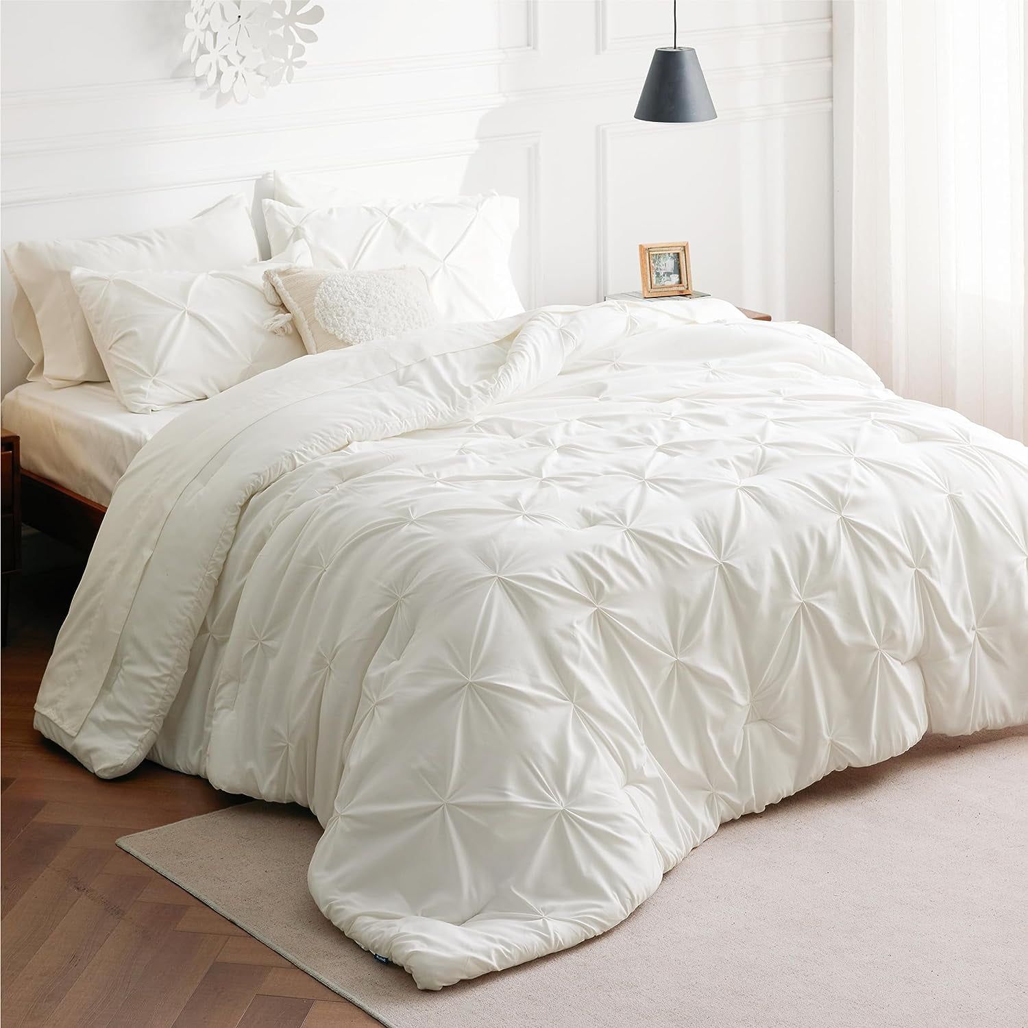 Ivory Queen Down Alternative Microfiber Comforter Set