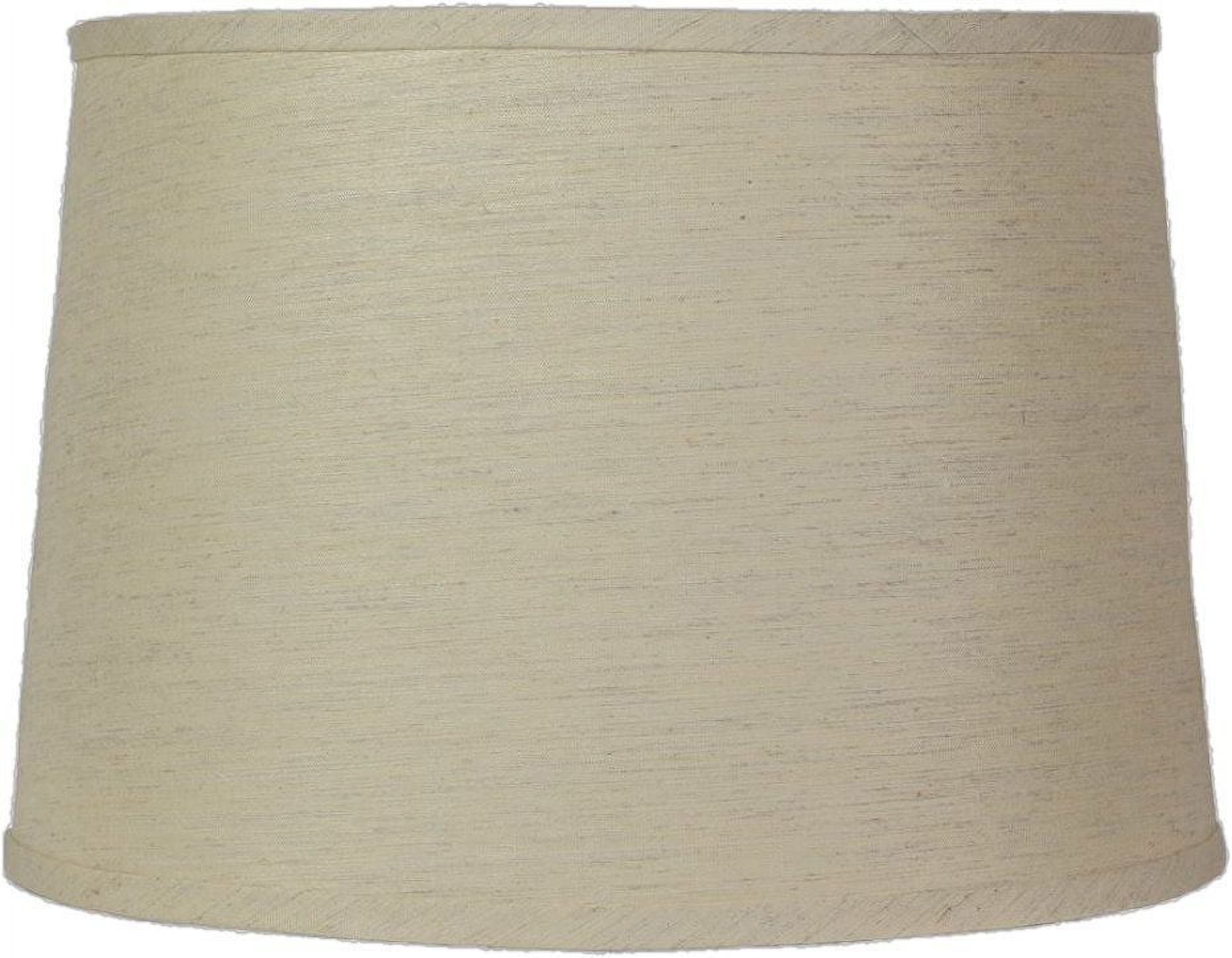 Ivory and Natural Flex 12" Drum Lamp Shade