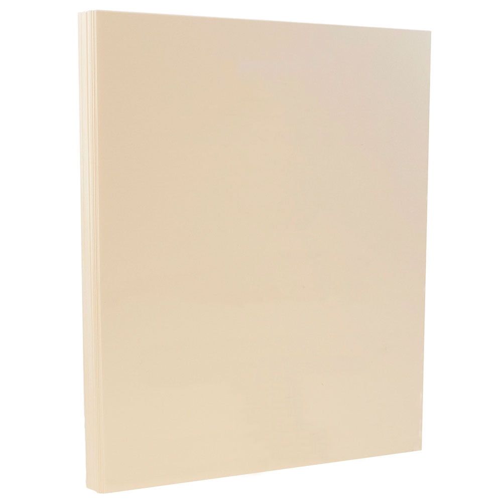 Ivory Letter A Size Cardstock, 50 Sheets, Acid-Free