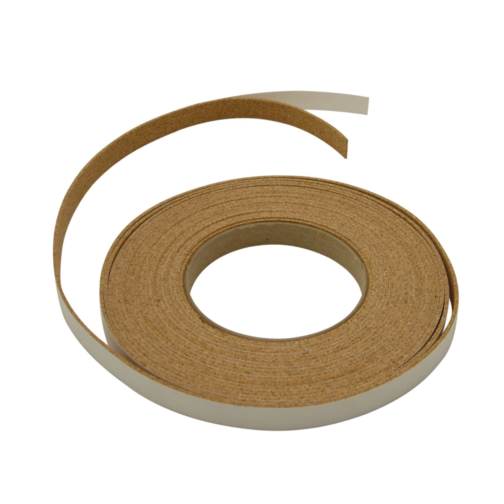 Light Brown Adhesive-Backed Cork Tape, 1/2 in x 25 ft