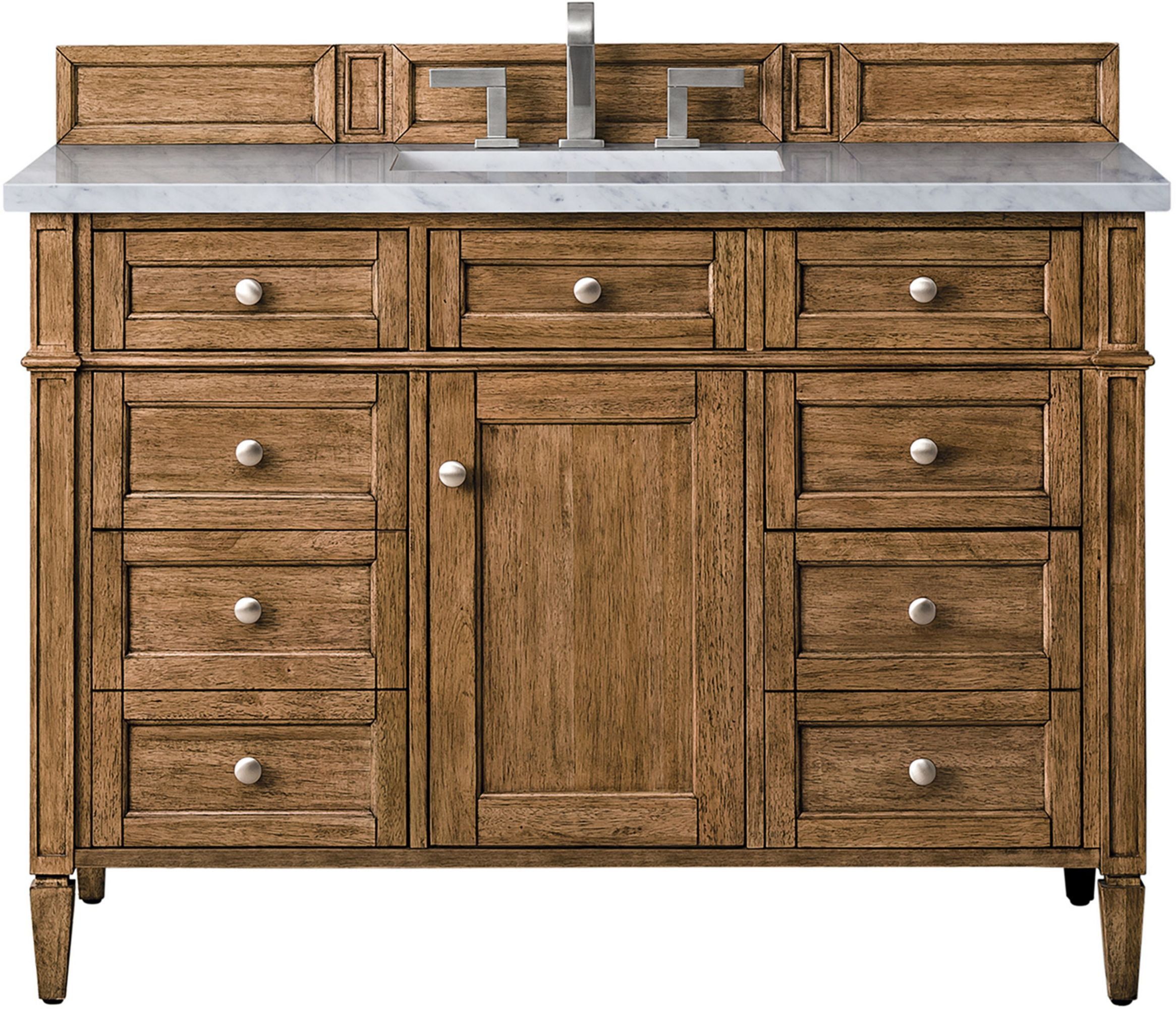 Brittany 47" Saddle Brown Plywood Single Vanity