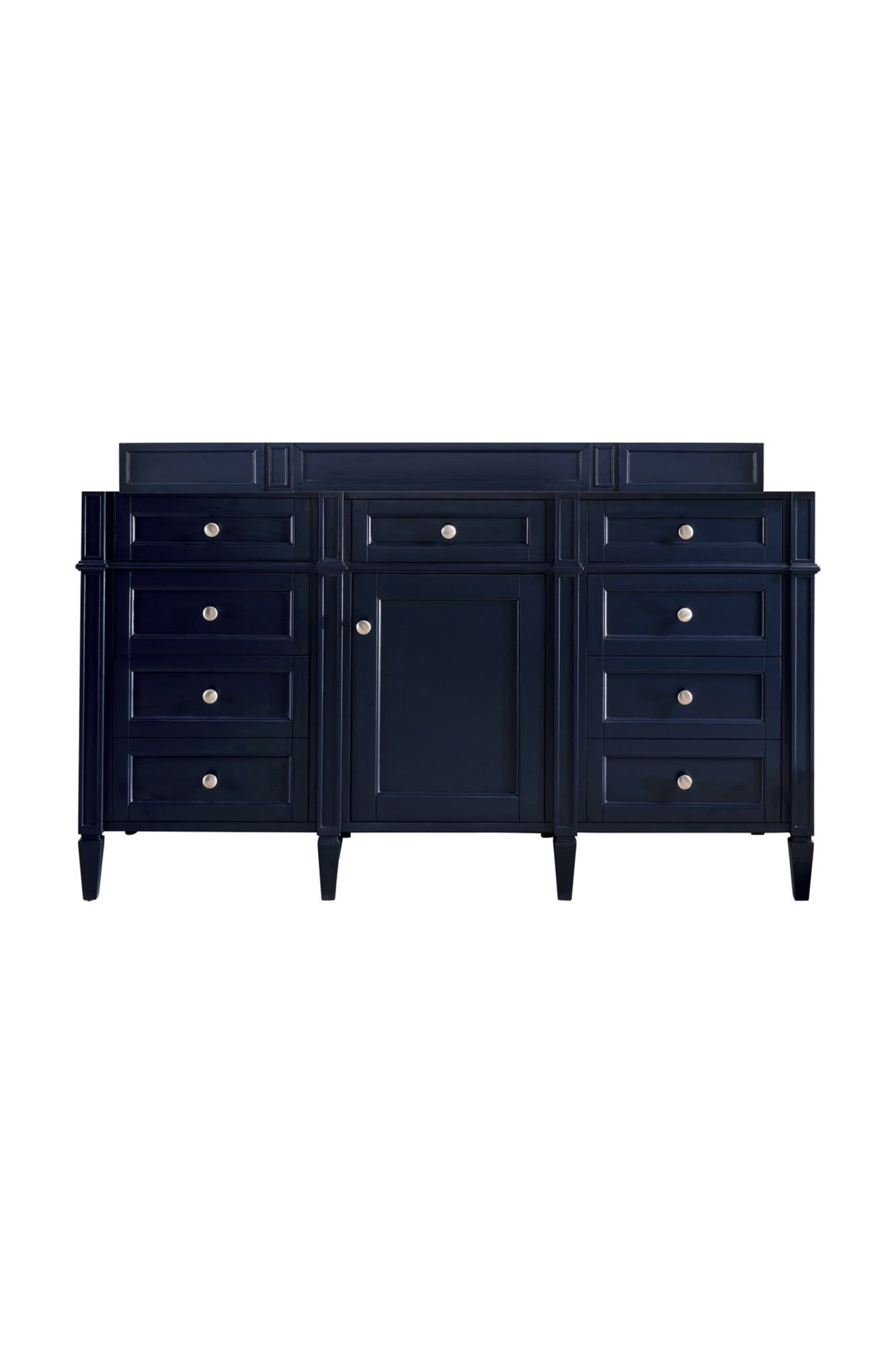 Victory Blue 59" Solid Wood Single Vanity with Veneer